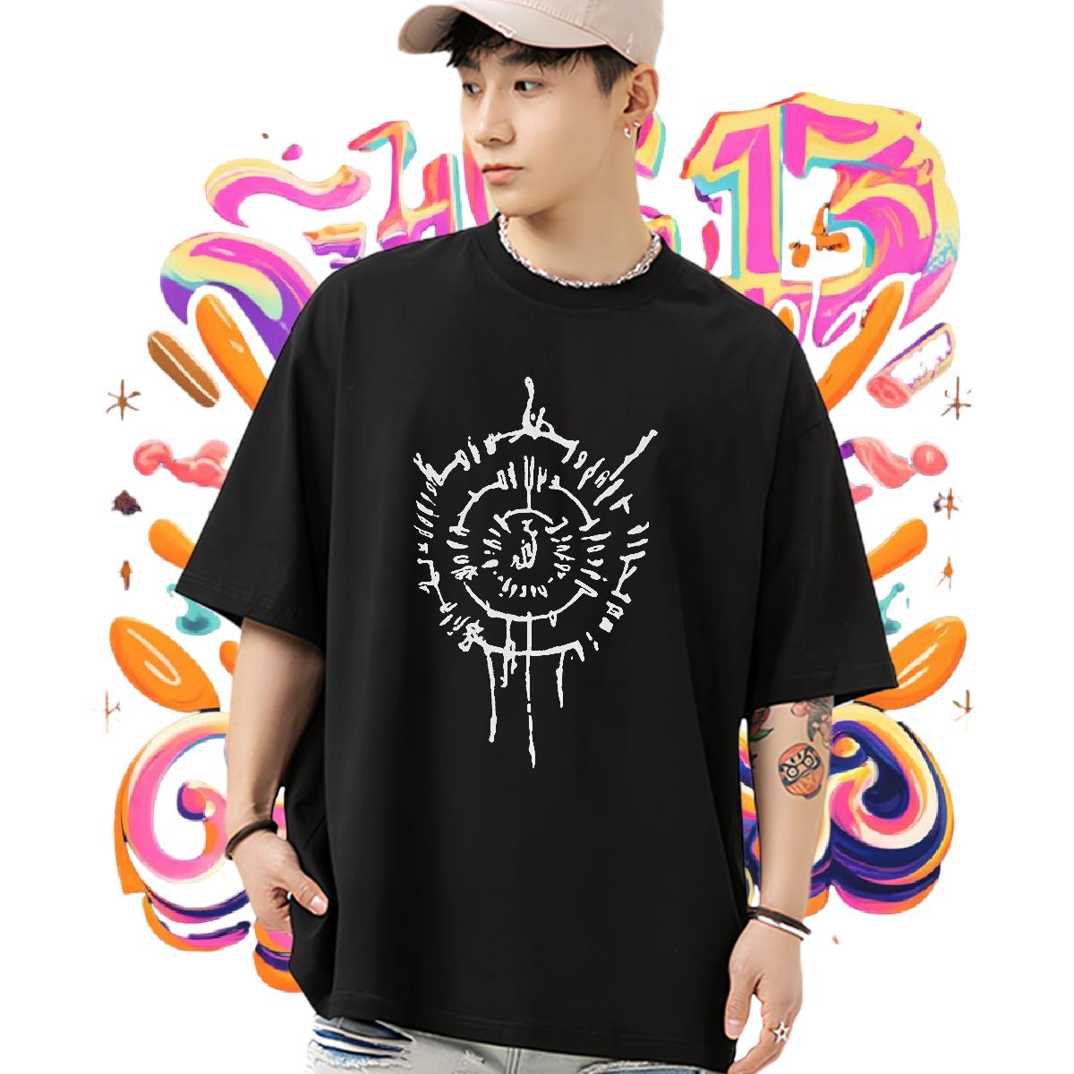 Cool Design T-Shirts Outdoor Short Sleeve Cotton O-Neck Men Tops Tees Classic Casual Custom Print Oversized Tops Shirt