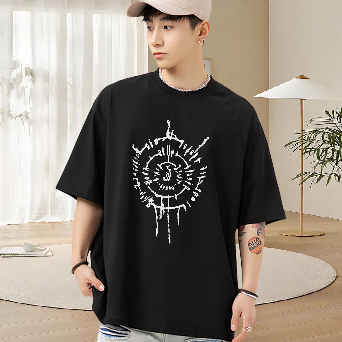Designer Men T Shirts Street wear Hip Hop Short sleeve Cotton Soft Mens Tshirts DIY Customized DIY Tops Shirt