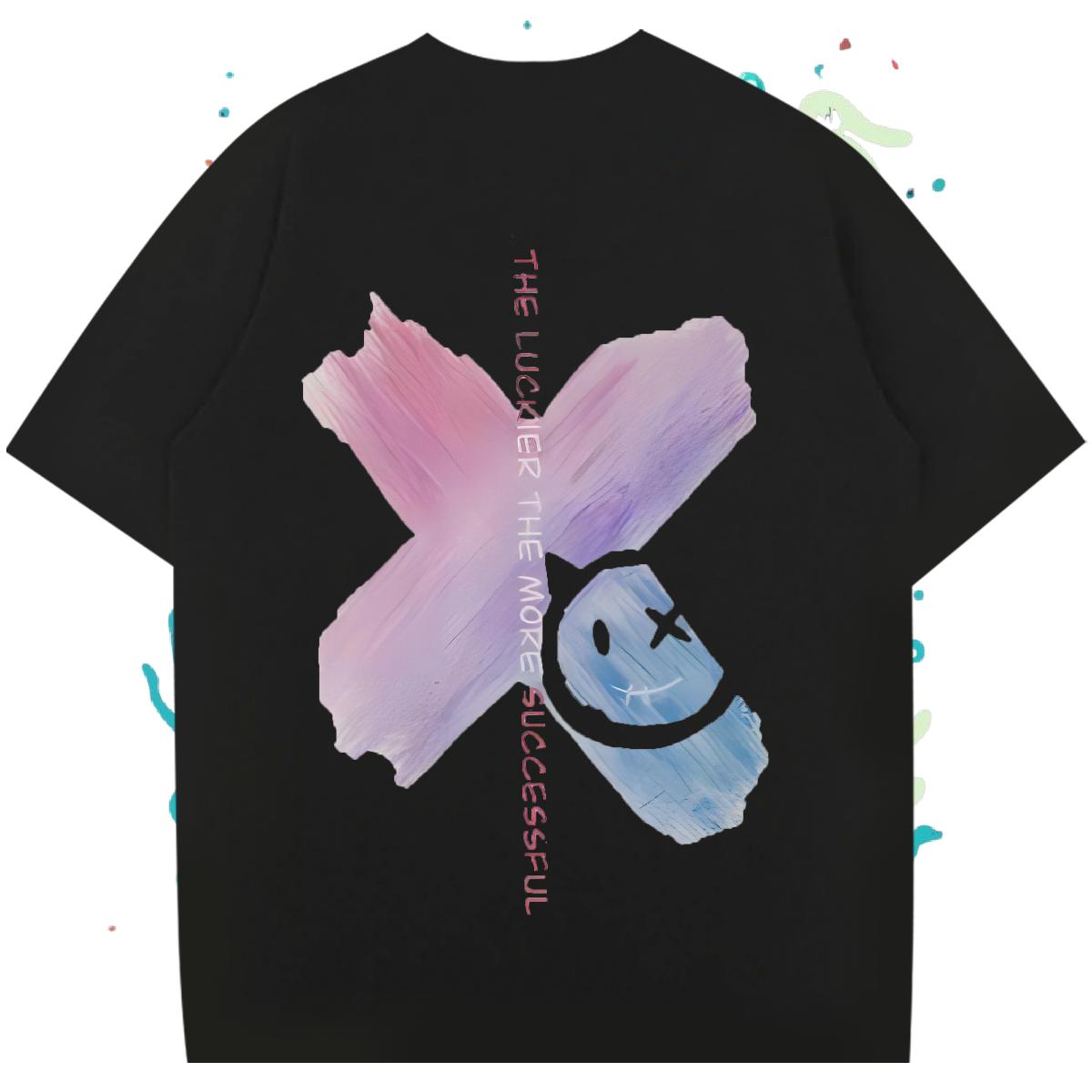 Fashion Casual T-Shirts DIY Anime Mens Tshirts Casual Daily Wear Breathable Short Sleeve 5A Tops