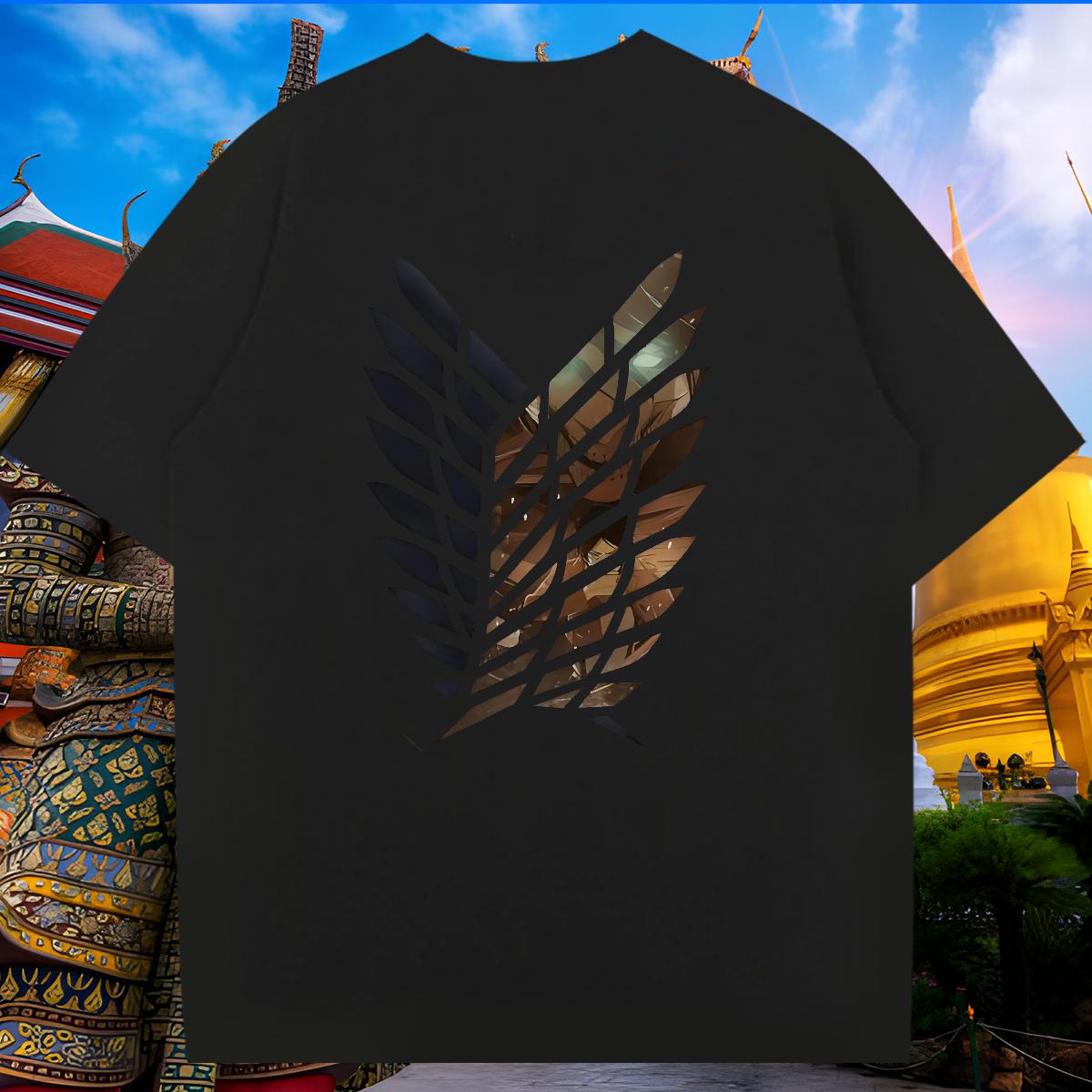 Fashion Designer Man T Shirts DIY Anime Casual Beach Men Tees Cotton Breathable Short Sleeve Classic Tshirts