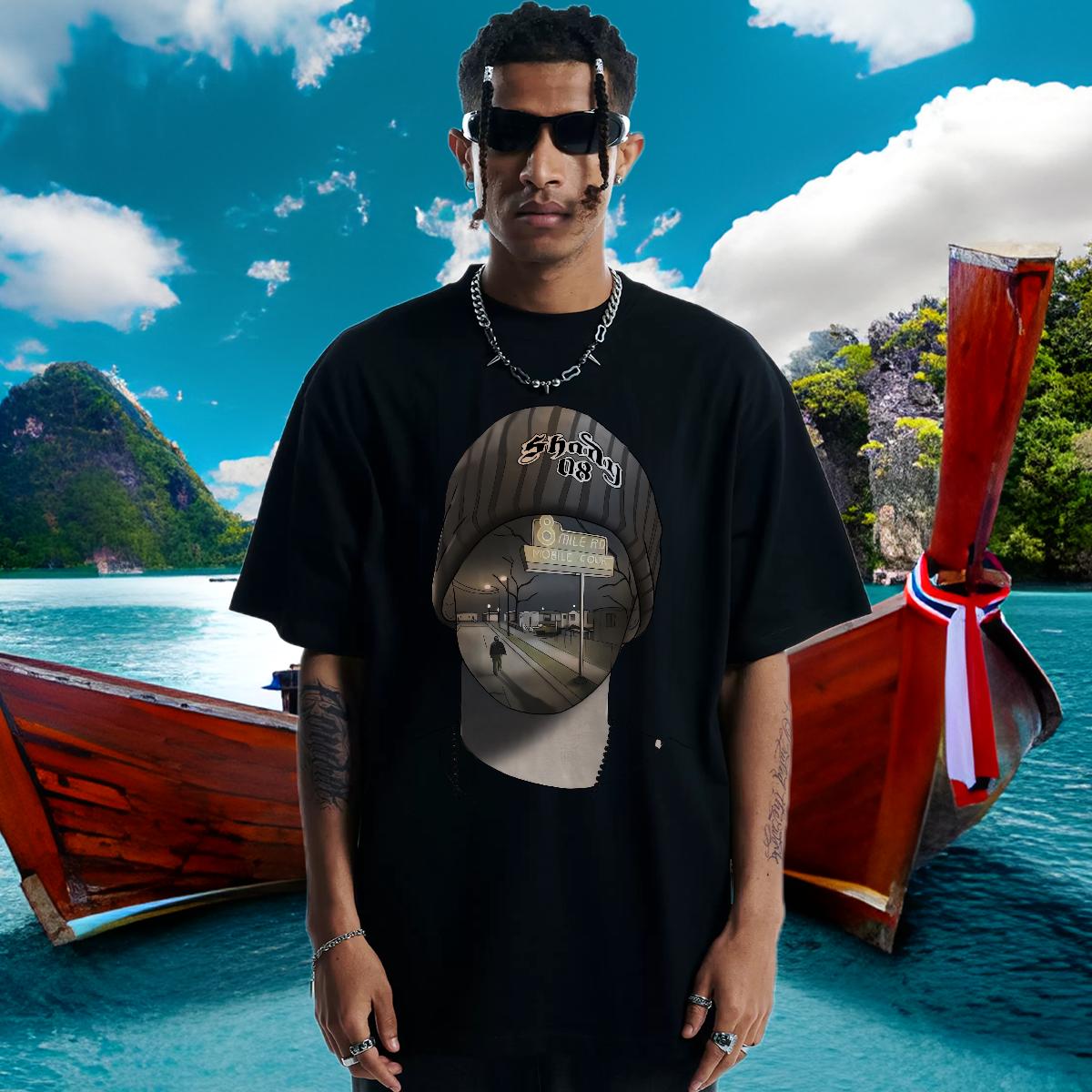 Cool Design T shirt Street Wear Breathable Short Sleeve Men Tops Tees New Arrival Oversized Tops Tees