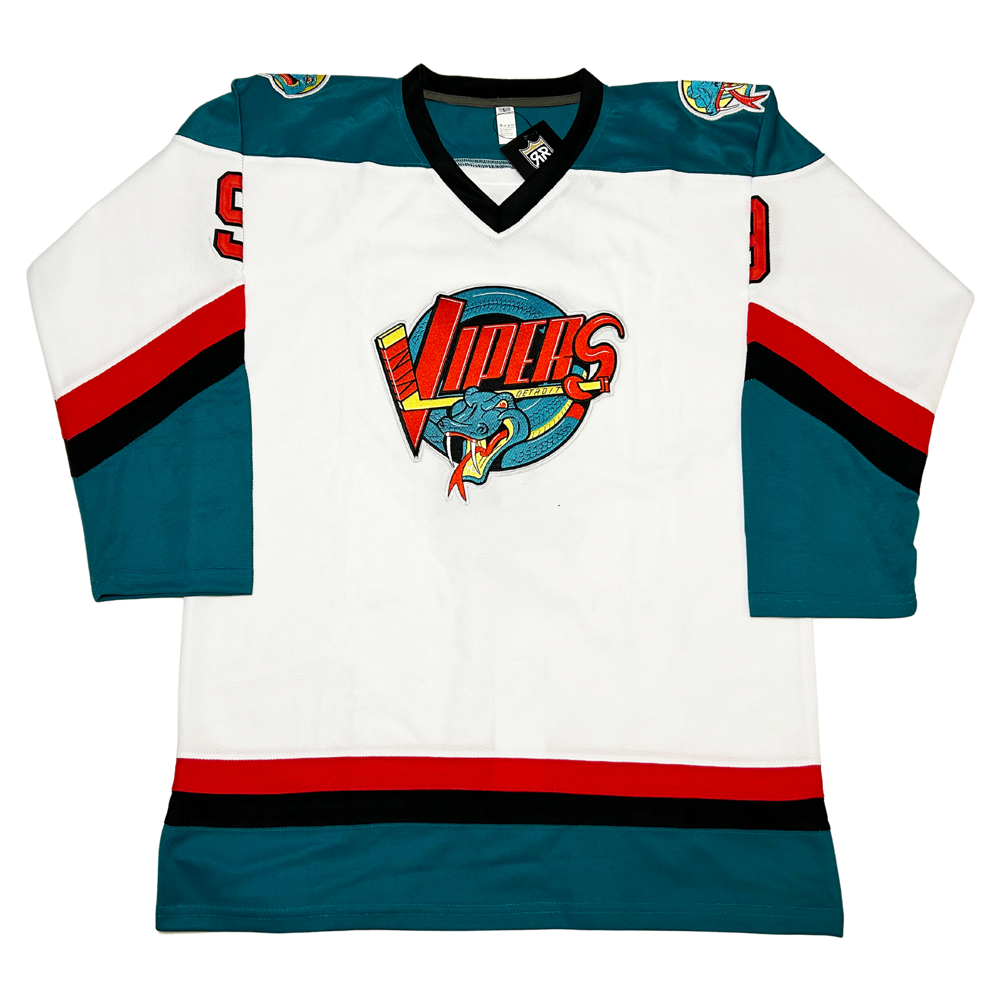 Detroit Vipers Retro Hockey Jersey Stitched Vintage Custom Any Name And Number