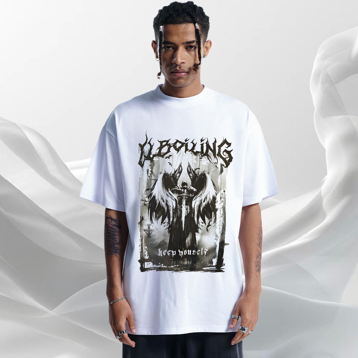 DIY T Shirts Men Custom Print Plus Size Tshirts Sports Casual Short Sleeve Cotton O-Neck Classic Tops Tees