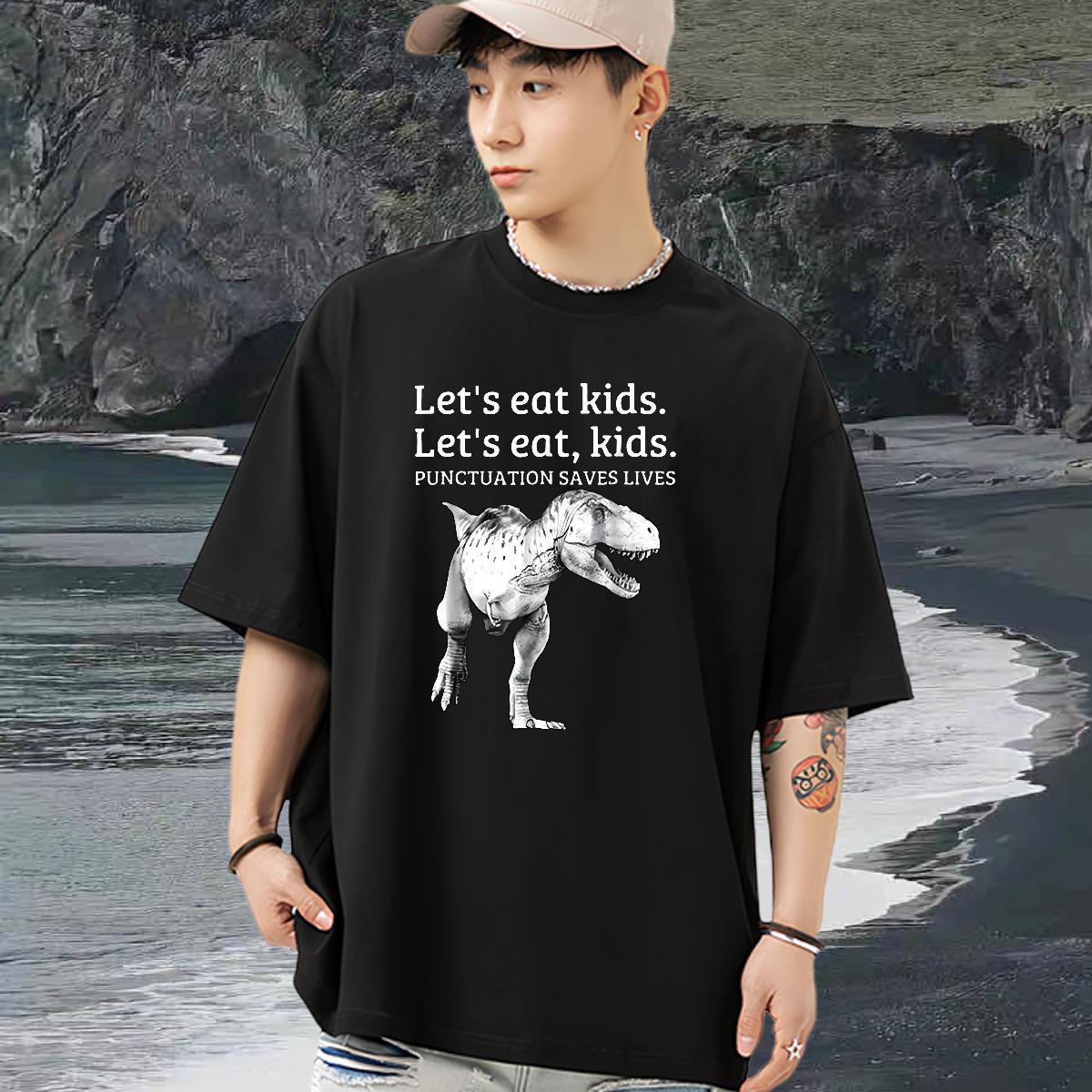 Popular T-Shirts for Men Spring Summer Cotton O Neck Short Sleeves Men Tees Designer Fashion Black White Top Tees
