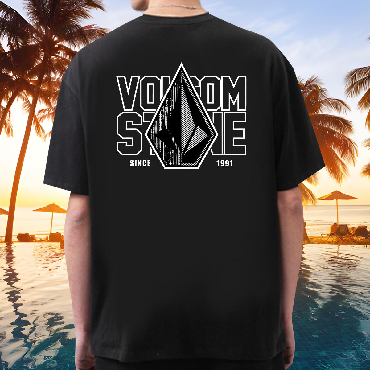 Wholesale T shirt Black White Men Tshirts Beach Short Sleeve Cotton O-Neck Classic Tops Tees