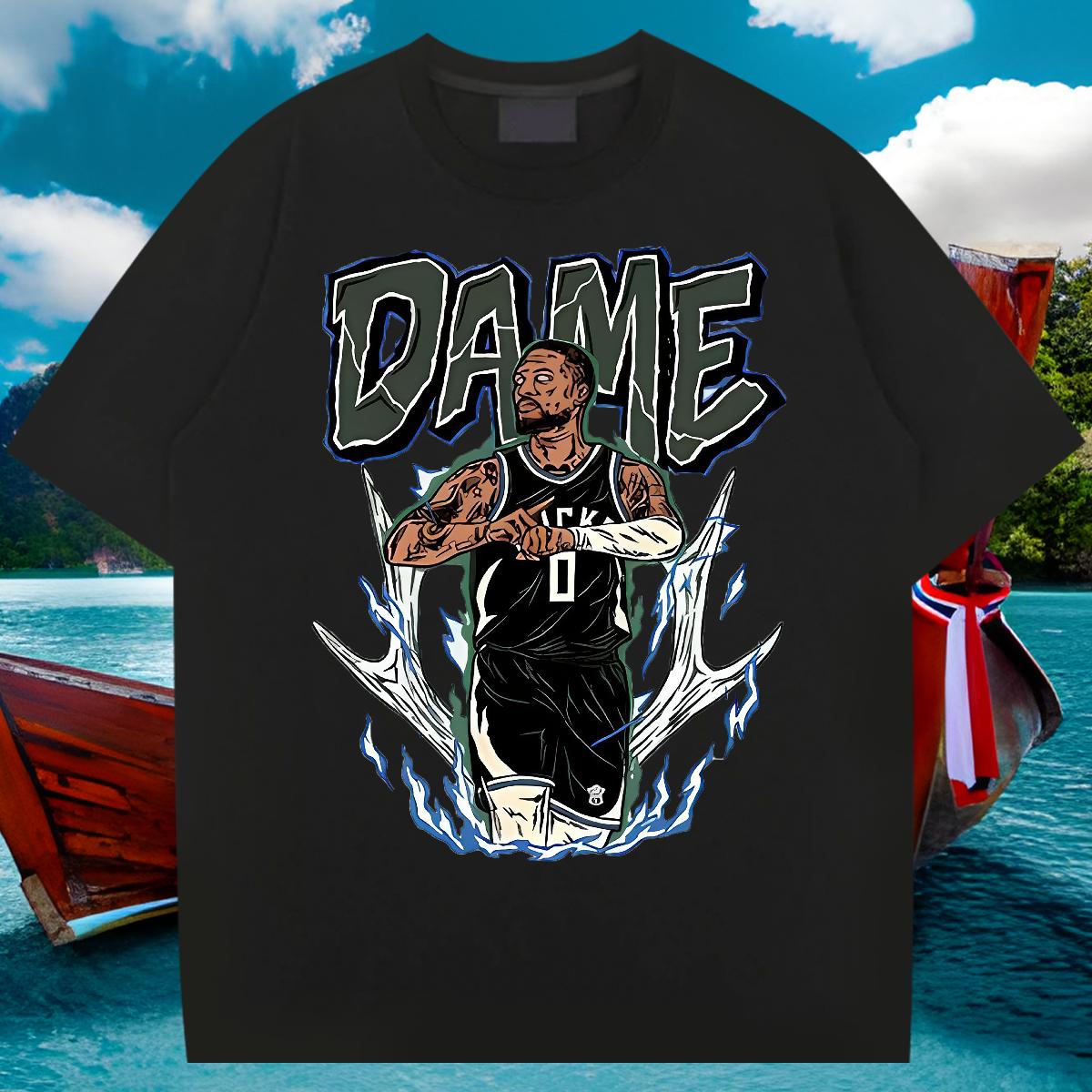 Fashion New Men T Shirts Custom Printing Men Clothes T-Shirt Street 180g Cotton 5A Tees Shirts