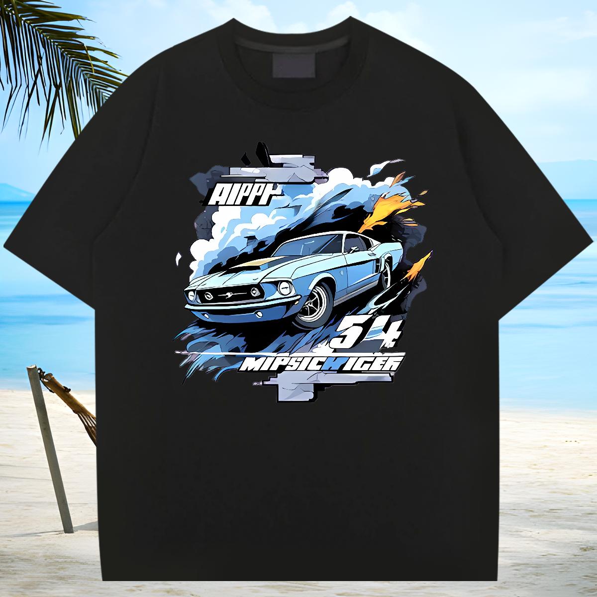 Customized T-Shirts Asian Size Daily Outfit Couples T Shirts Cotton O Neck Short Sleeves Soft Tops Tees