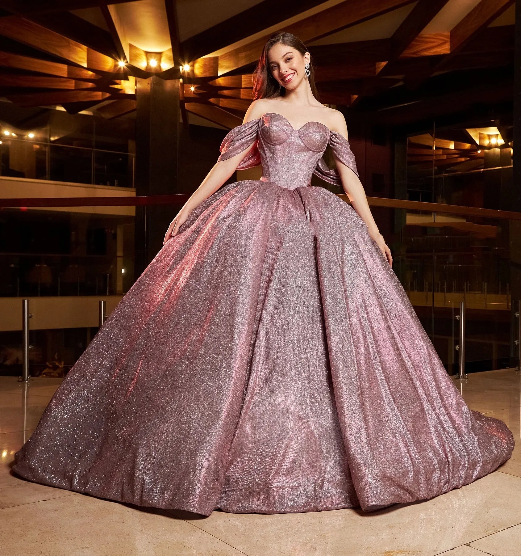 Sparkly Mexican Quinceanera Dresses Ball Gown Off The Shoulder Puffy Charro Sweet 16 Dresses 15 Anos