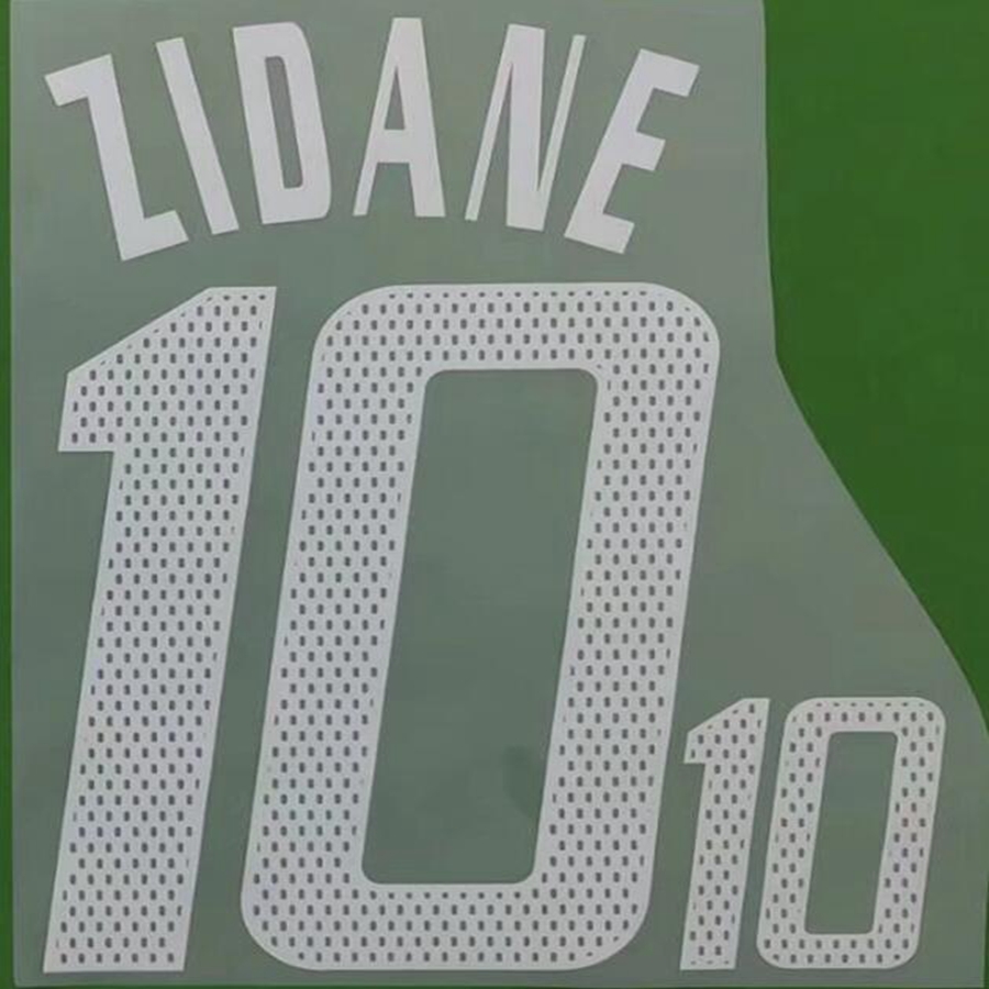 02-04 HOME FRANCE HENRY ZIDANE nameset patch