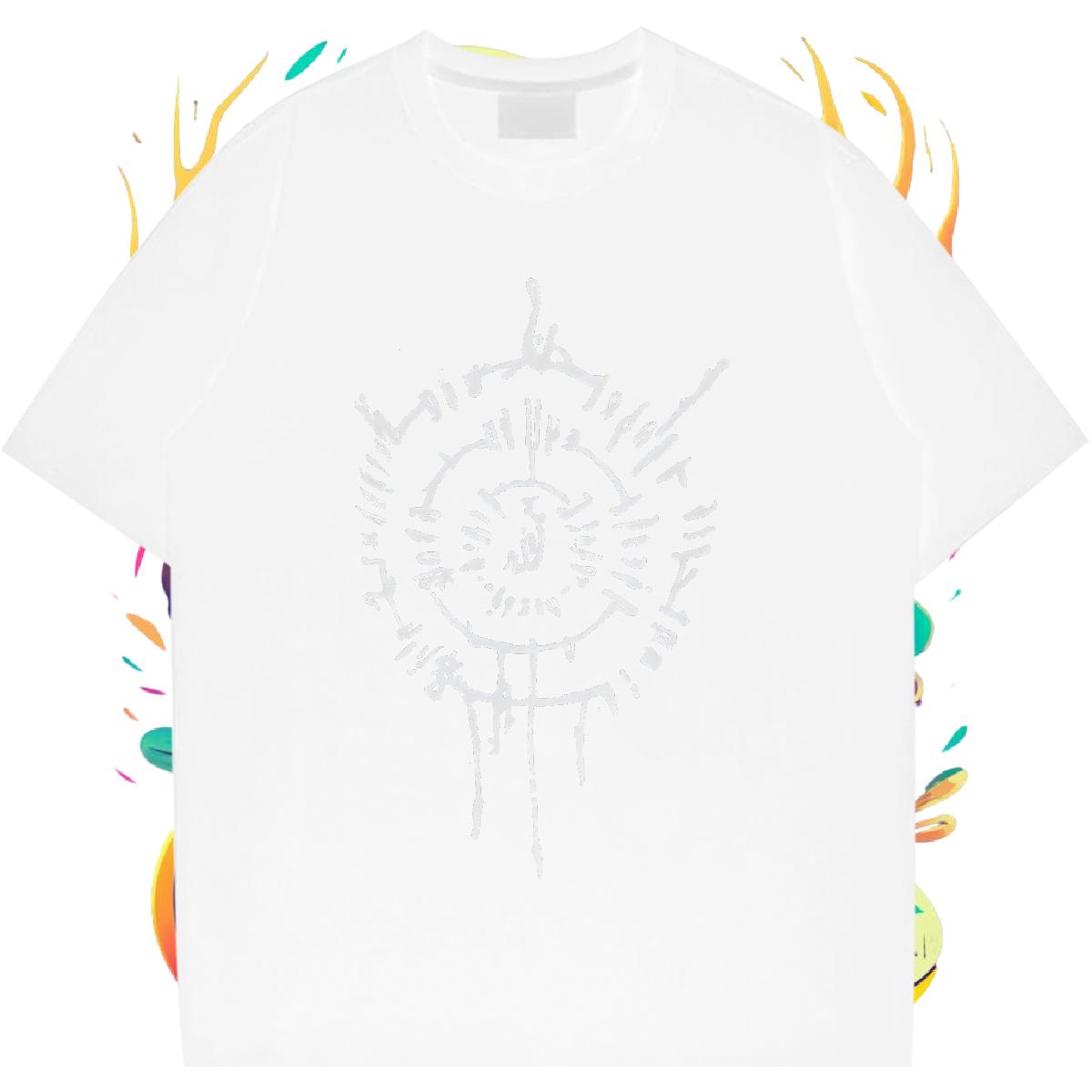 Soft T shirt High Street Hip Hop Cotton Breathable Short Sleeve Men Tees Custom DIY Printed Tops Shirt