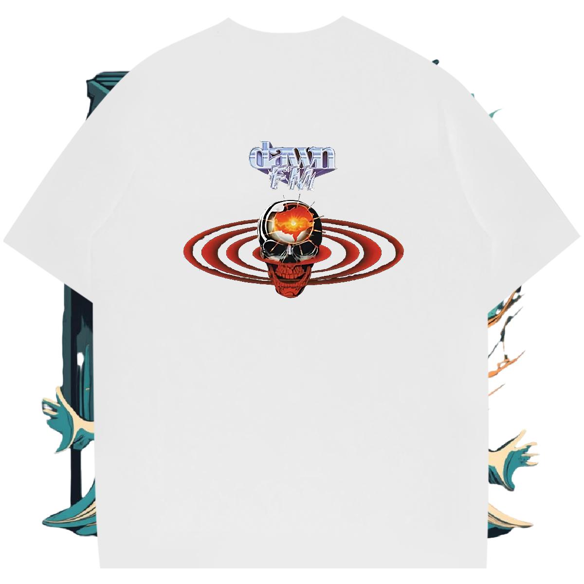 Cool Design T Shirts Men Breathable Crew Neck Cotton Beach Men Tops Tees Cartoon Print Fashion New Tee Shirt