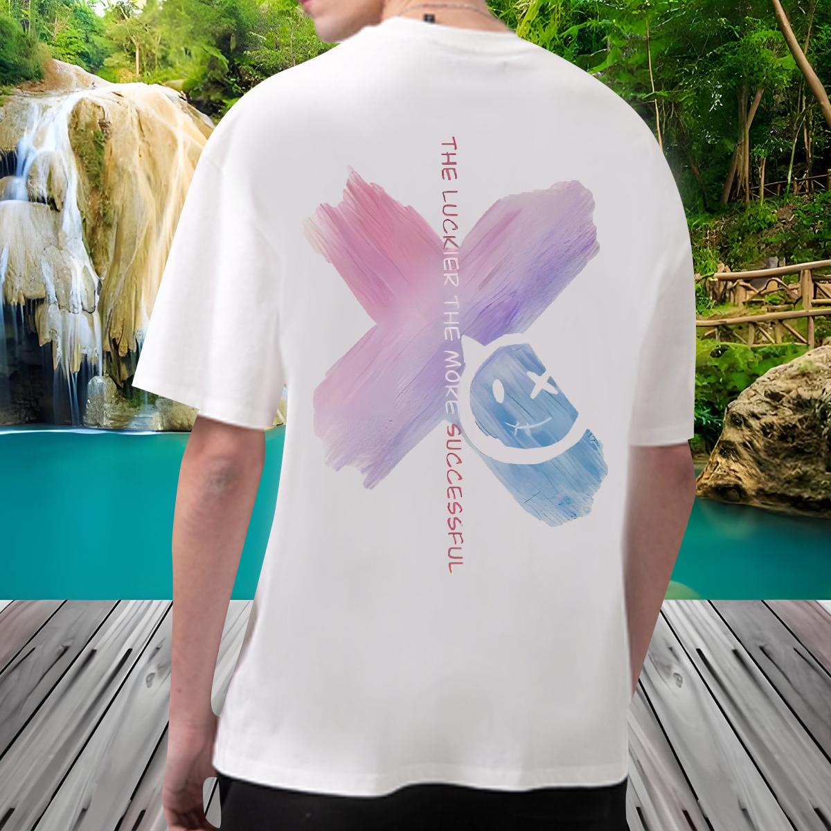 Customized Mens T Shirts Oversized S-3XL Outdoor Mens Tshirts Breathable Crew Neck Cotton Cool Tops Shirt