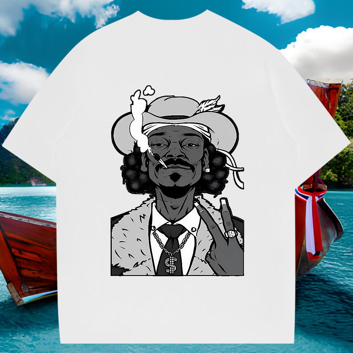 5A Man T Shirts Cotton Breathable Street wear Hip Hop Tshirt for Man Woman Customized Print Fashion Tops