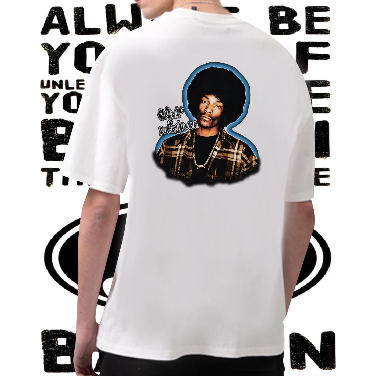 DIY Customized T shirt Cartoon Printing S-3XL Mens Tshirts Street wear Hip Hop Cotton Breathable Loose Fit Polos