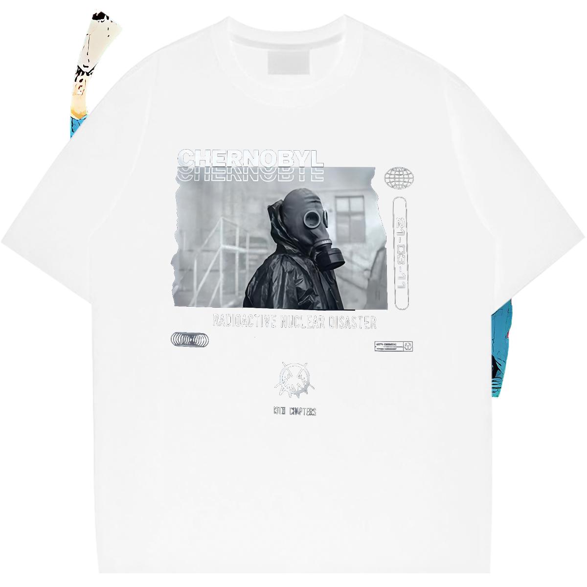 Classic Casual Mens T Shirts Breathable Crew Neck Cotton Street Couples T Shirts Anime Print Brand Tops Shirt