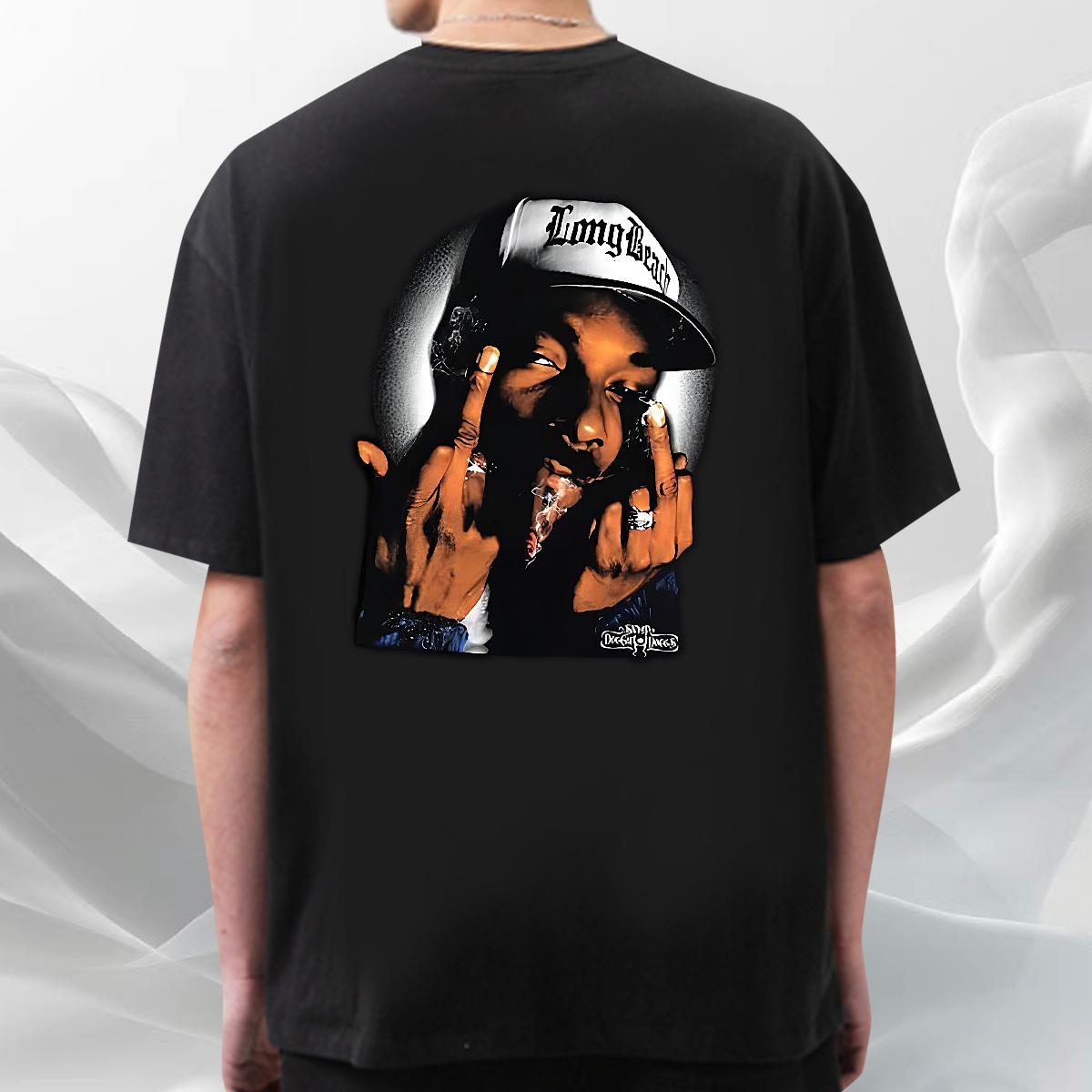 Stylist T Shirts Men Anime Print Street Wear Men Tees Cotton Breathable Unisex Tops Shirt