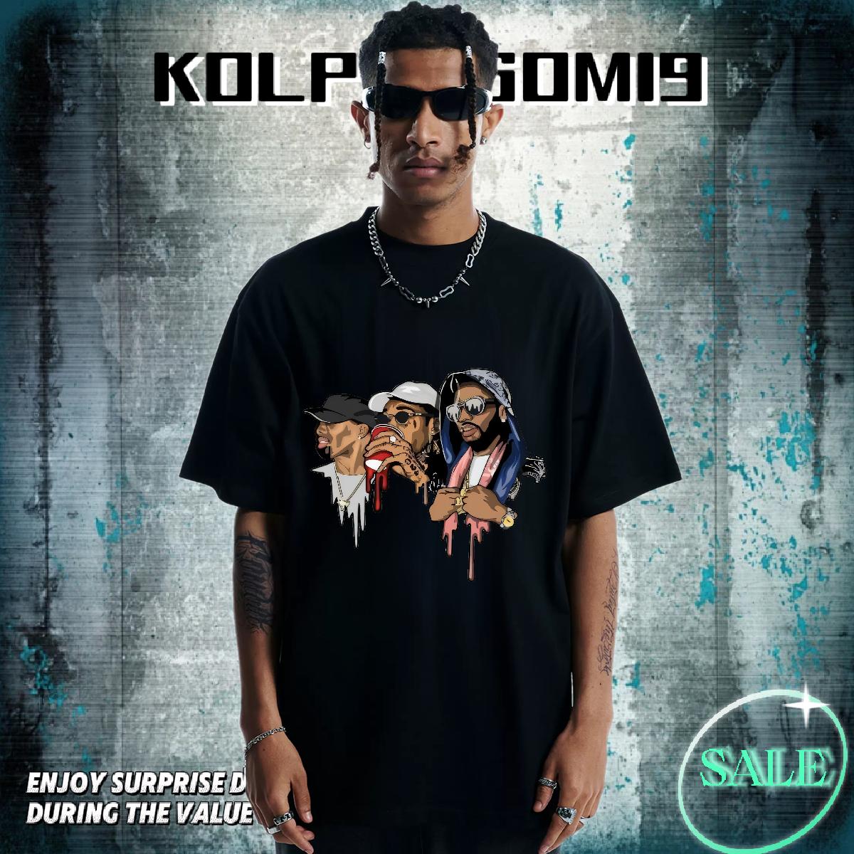 Cool Mens T Shirts Daily Wear Breathable Crew Neck Men Clothes T-Shirt Fashion Floral Print Tops
