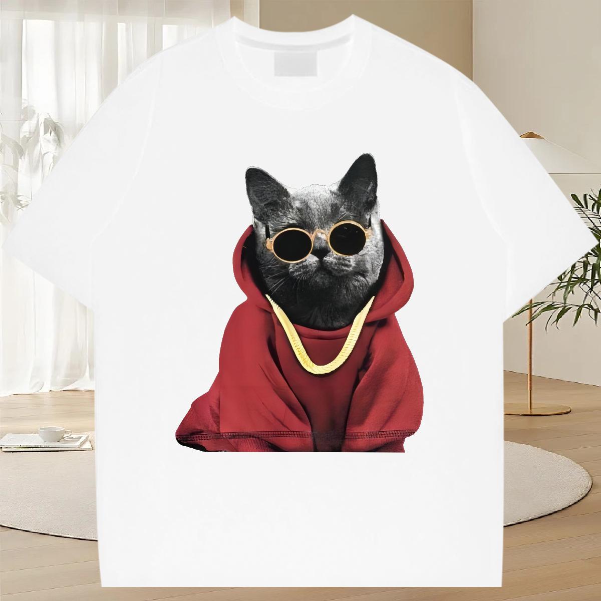 Unisex Men T Shirts Daily Wear Cotton Breathable Men Tees Stylist DIY Printed Polos