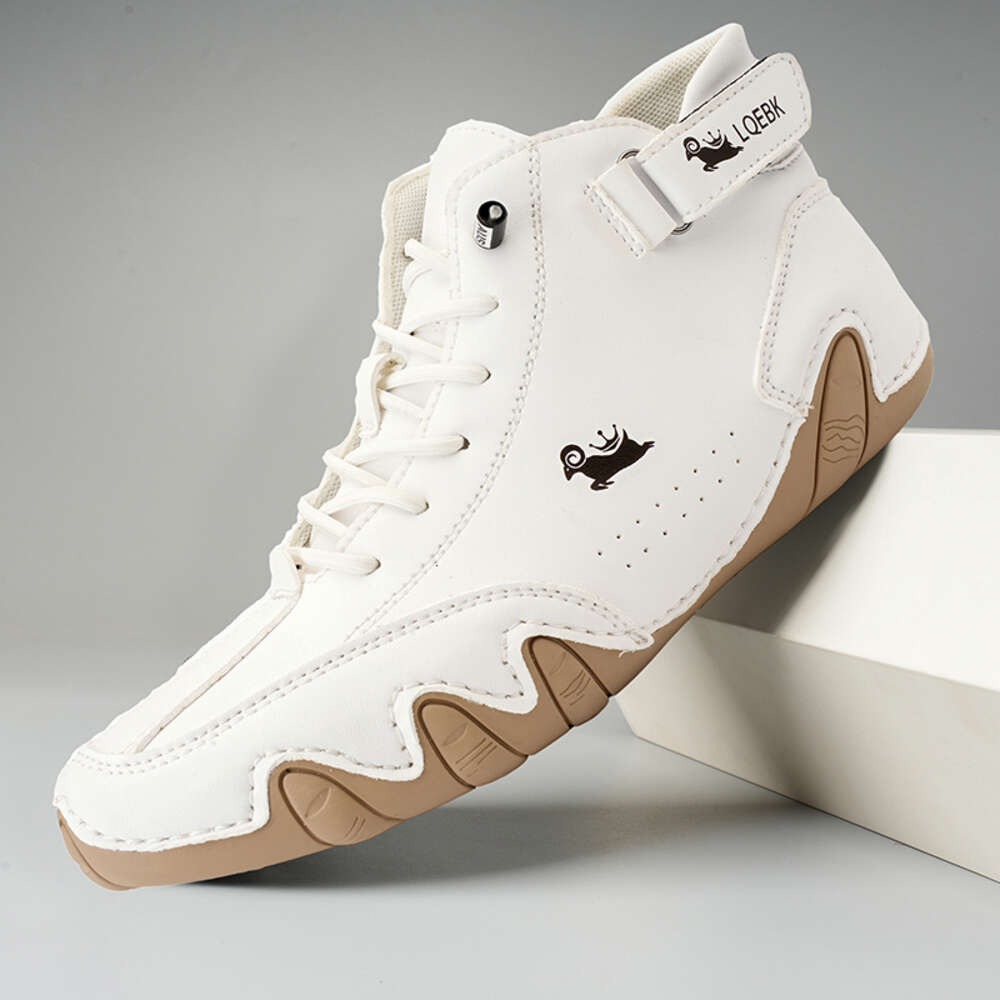 Ddmyoutdoor Casual Sneakers For Designer Free Shipping Leather Ankle Boots New Fashion Comfort High Top Men Shoes