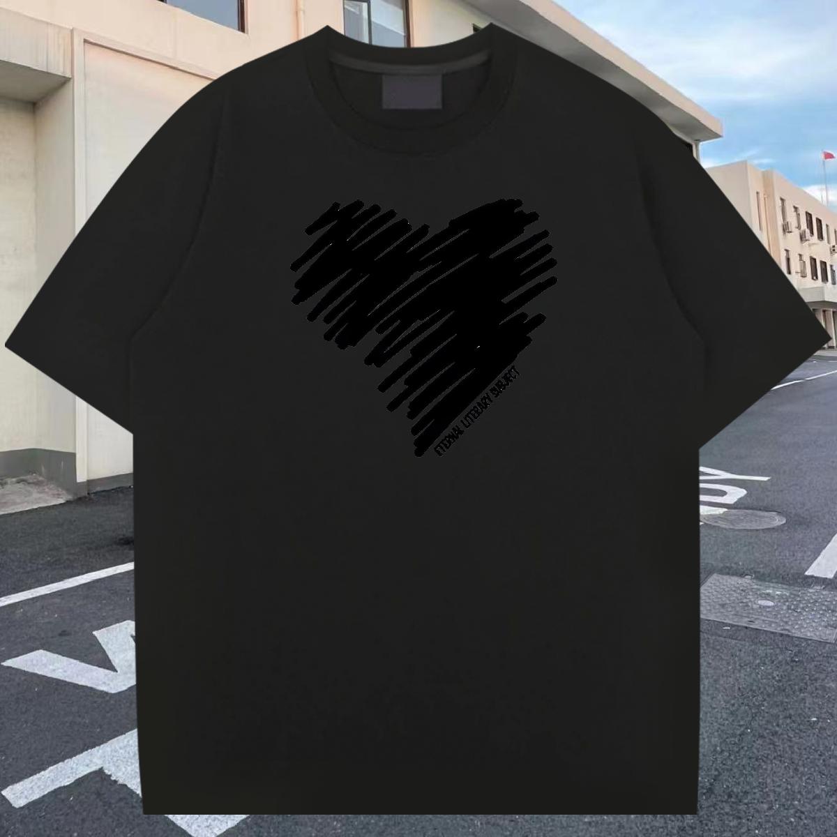 Casual New T-Shirts for Men Custom Print Oversized Street Men Tees Cotton Breathable Short Sleeve Designer Tshirts