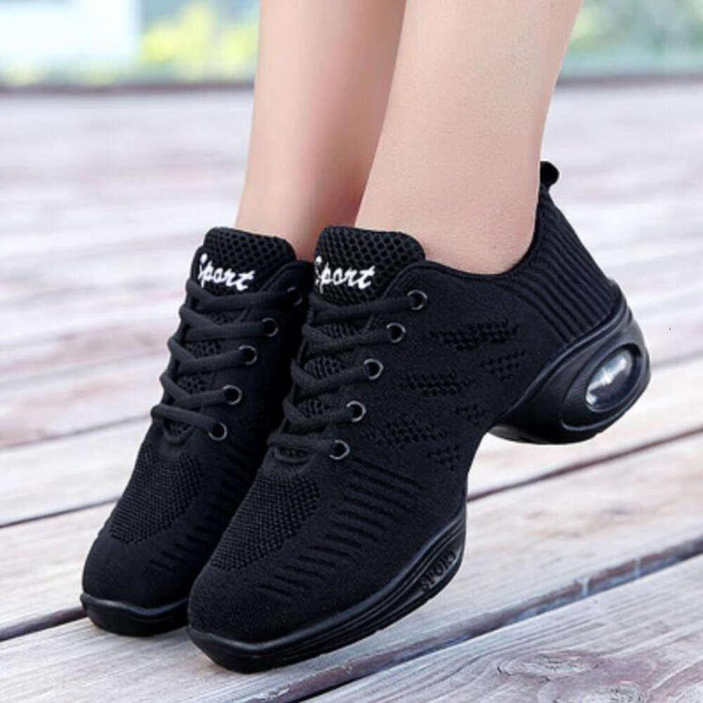 Brand Women Soft Outsole Woman Breath Hip Hop Feature Dance Sneakers Ladies Girl's Modern Jazz Dancing Shoes W3