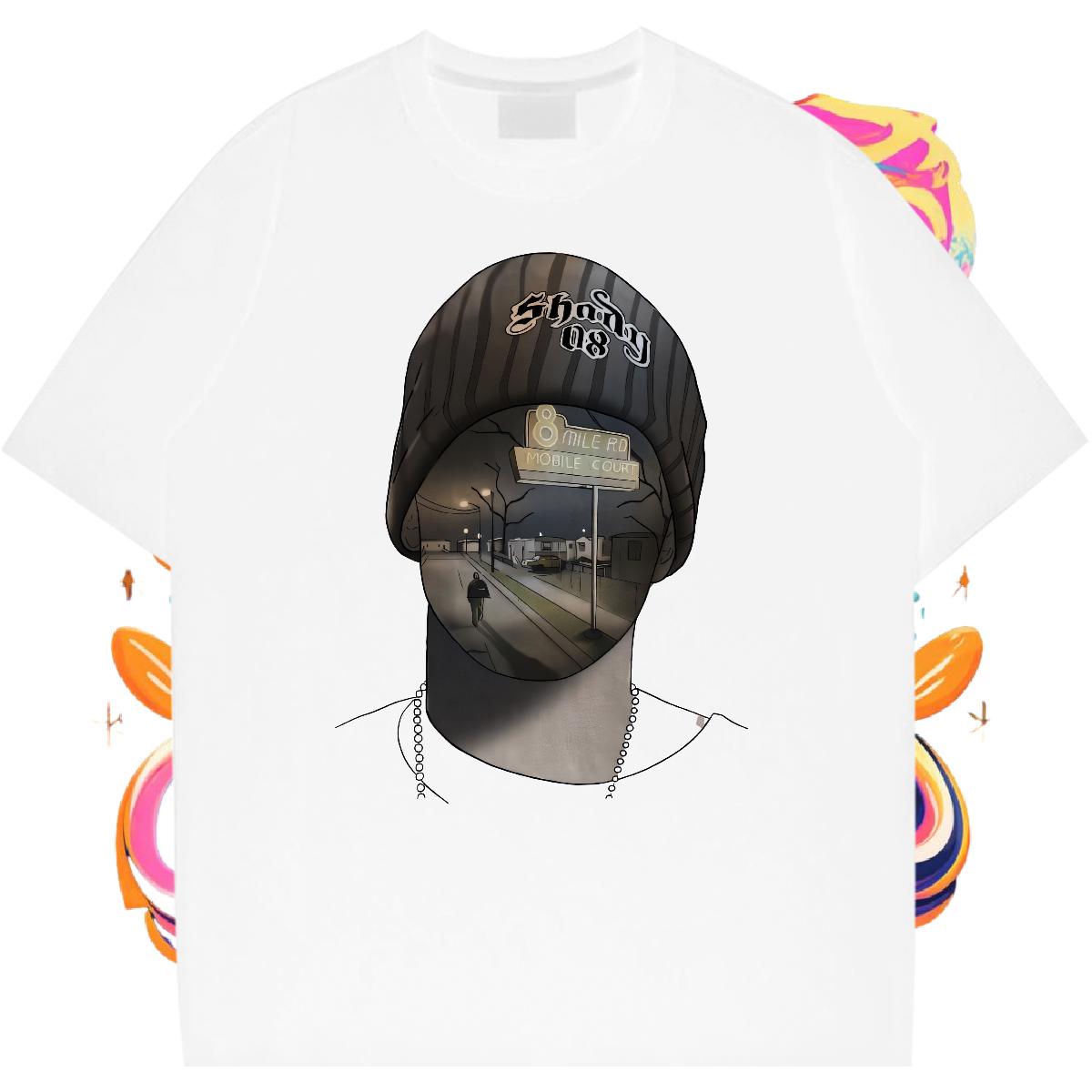 Comfortable T shirt Anime Printing Street Short sleeve Cotton Soft Mens Tshirts 2024 Designer Cartoon Print Tees Shirts