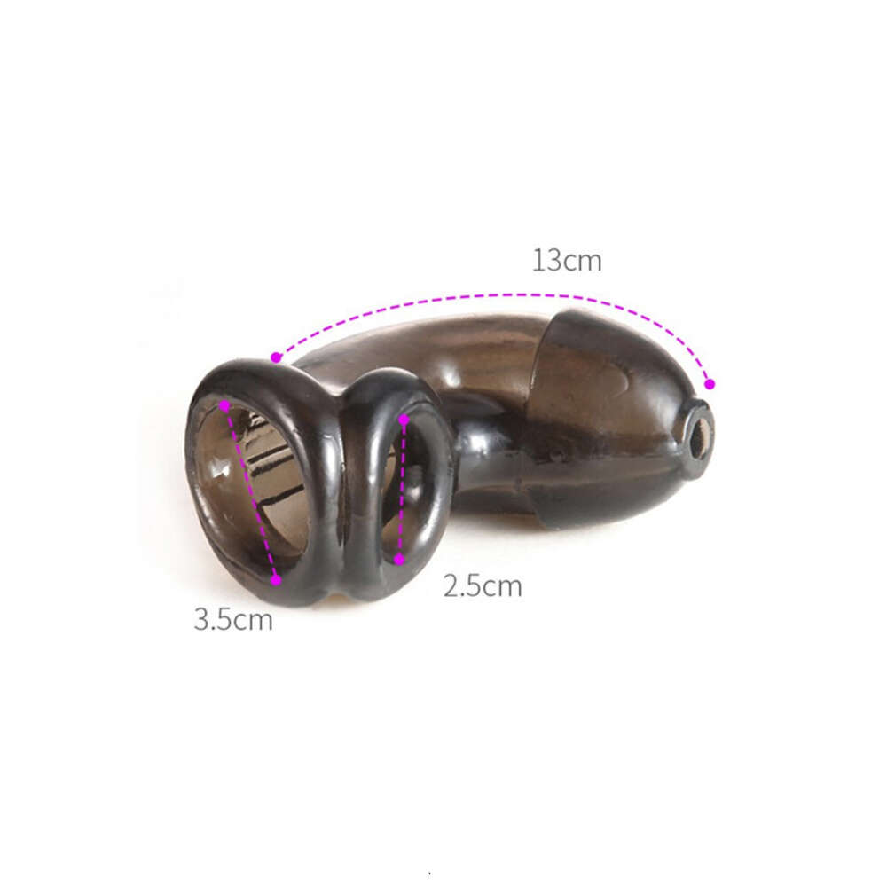 chastity cage Quality High Penis Sleeve for Mens Soft Adult Sex Toys Penis Chastity Stretchy Delay Lock Cage Scrotum Ring Glans Rings for Men s