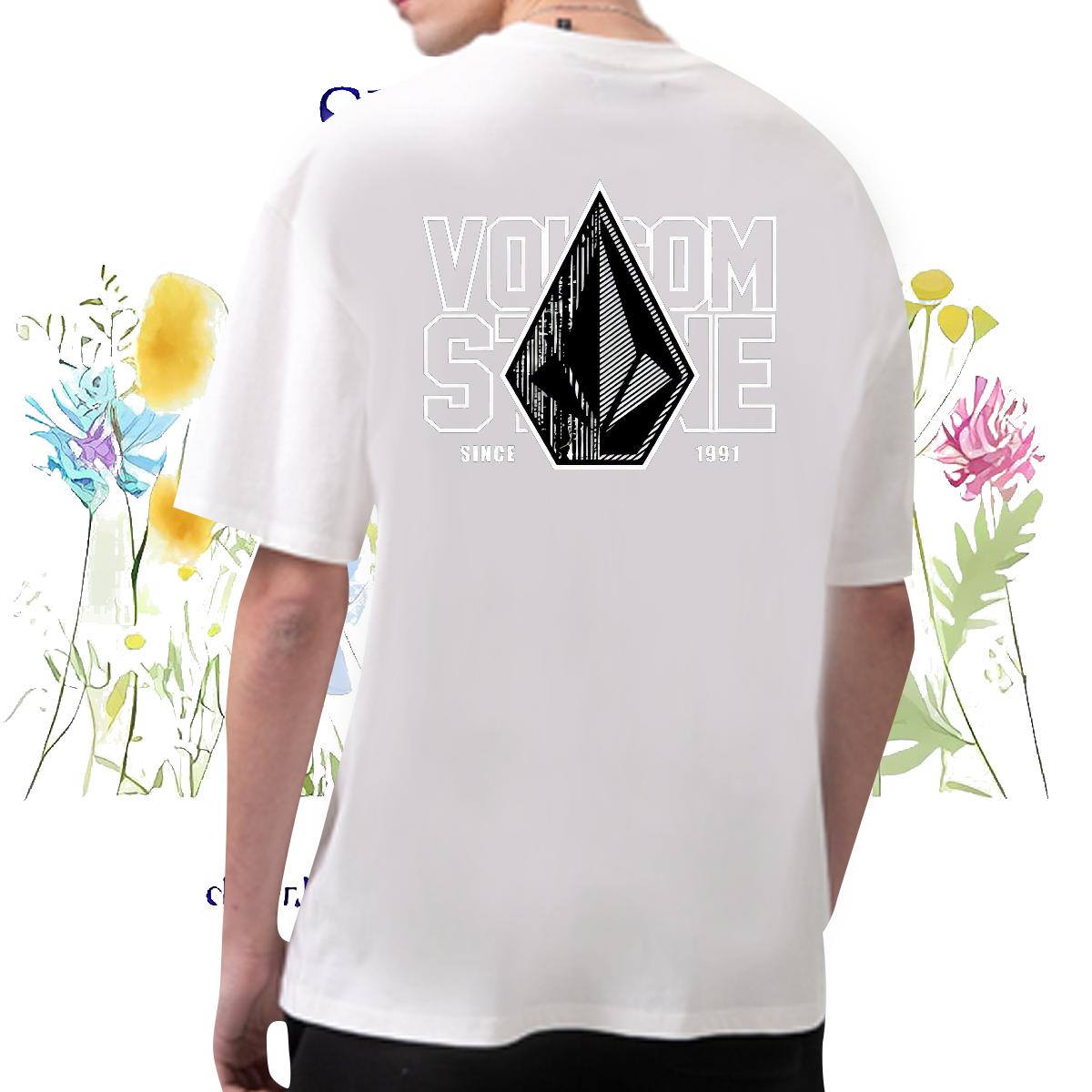Fashion T shirt Cartoon Print Tshirts Street Wear O-Neck Short Sleeve Cotton Loose Fit Clothings