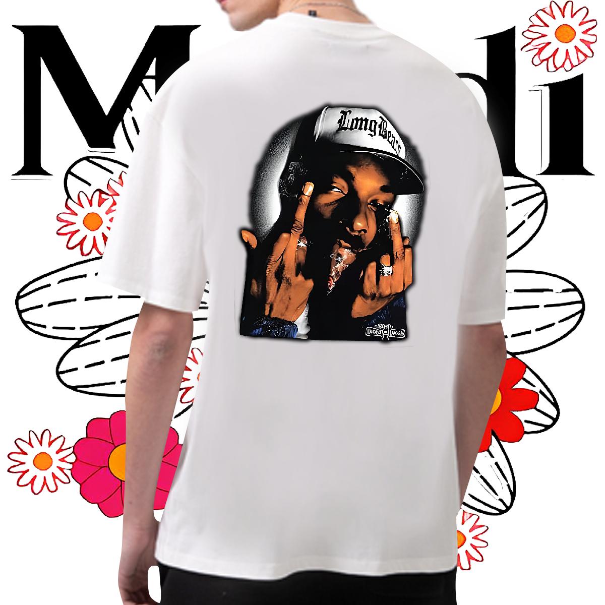 Soft T-Shirts Cotton Breathable Street Couples T Shirts Black Oversized Custom Tee Shirt