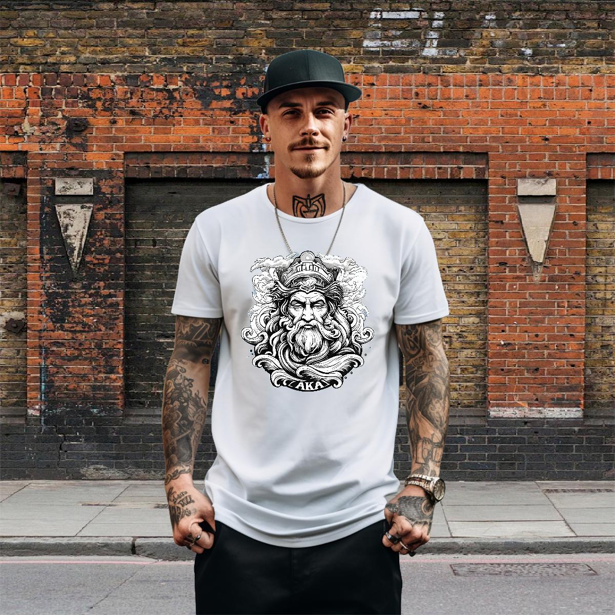 2024 New Man T Shirts DIY Printed Hip Hop Men Tees Breathable Crew Neck Comfortable Top Tees