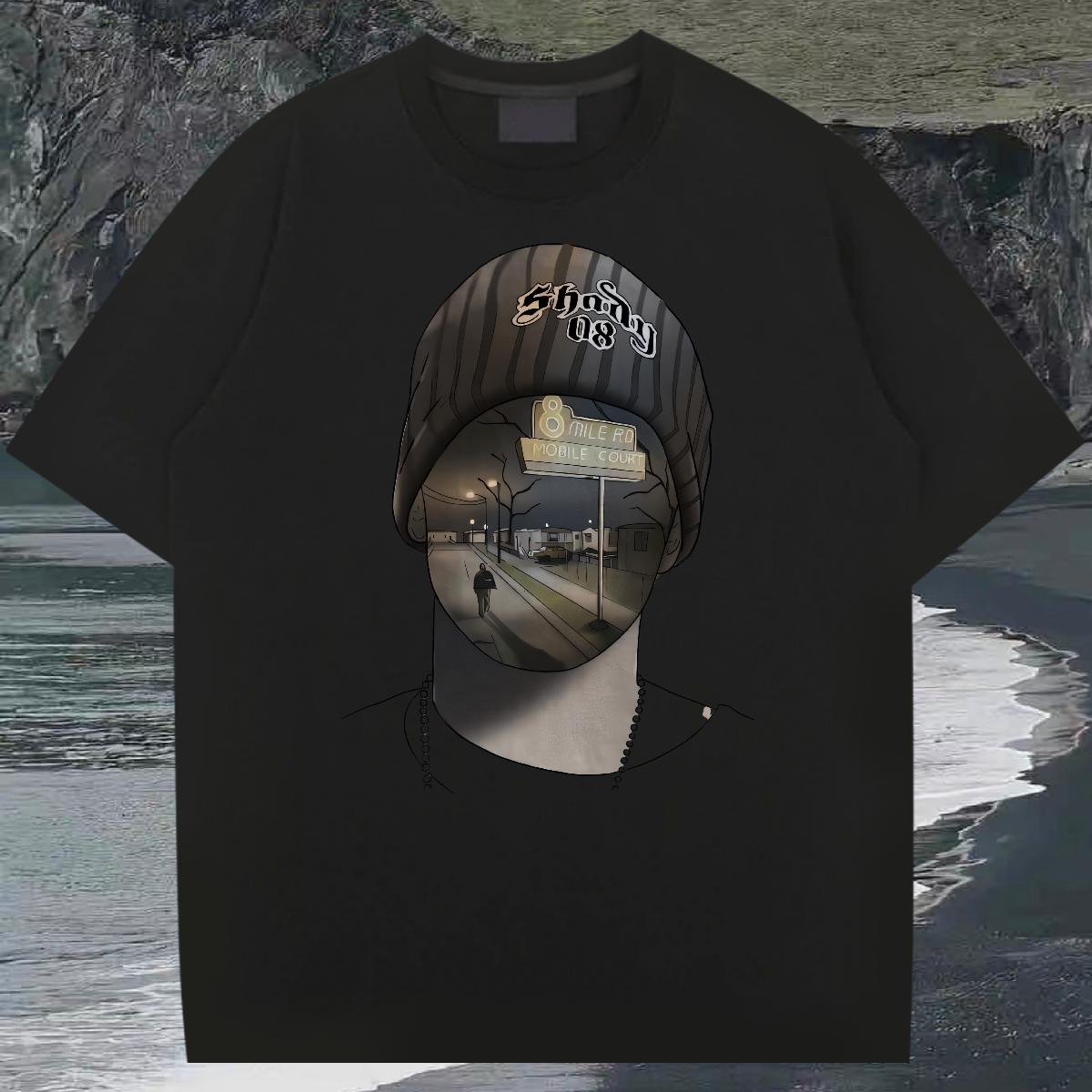 High Quality Men T Shirts Street O-Neck Short Sleeve Cotton Men Clothes T-Shirt 2024 Summer Custom Print Oversized Wear
