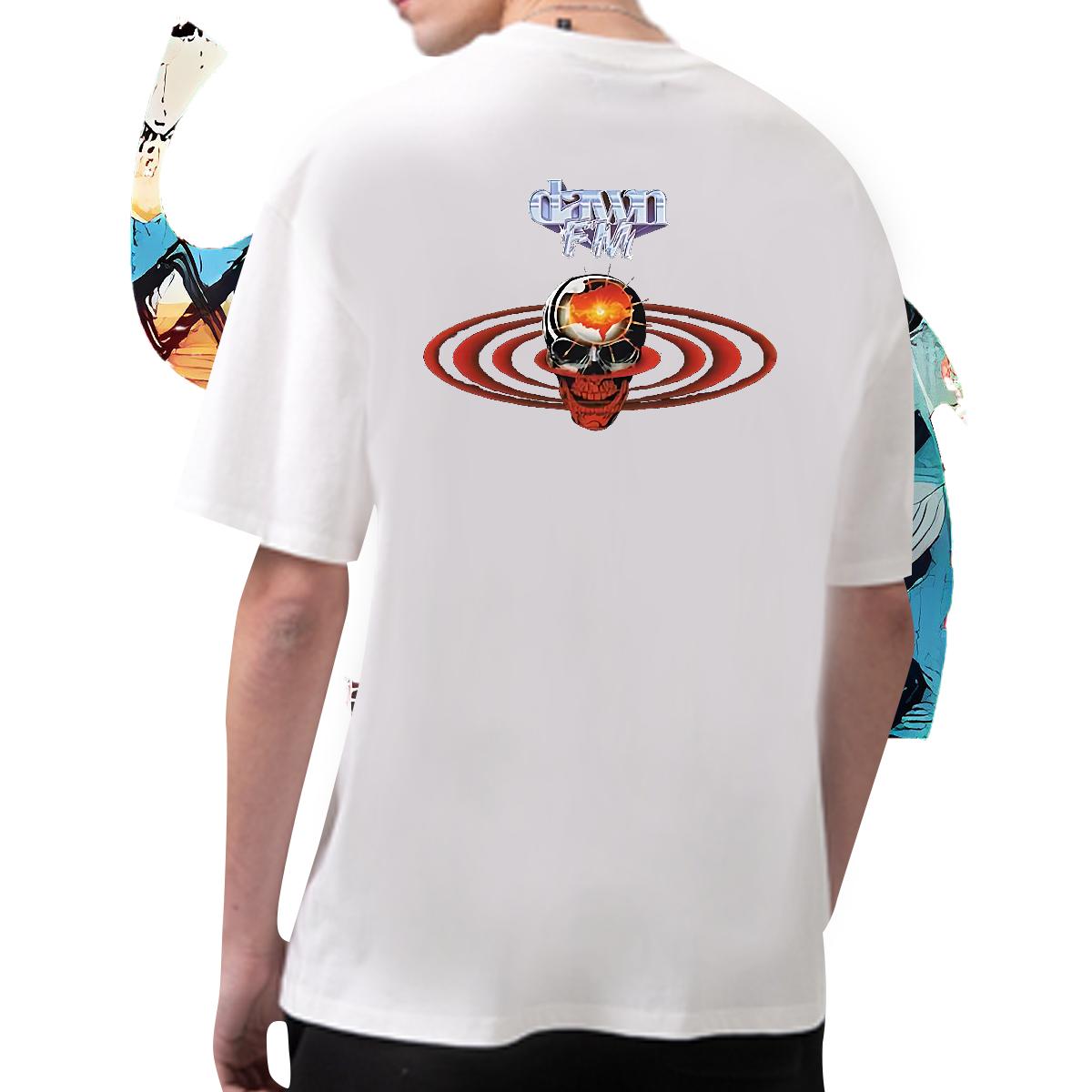 Cool T Shirts Men Breathable Crew Neck Cotton Casual Men Tshirts Floral Print Designer Fashion Tees Shirts