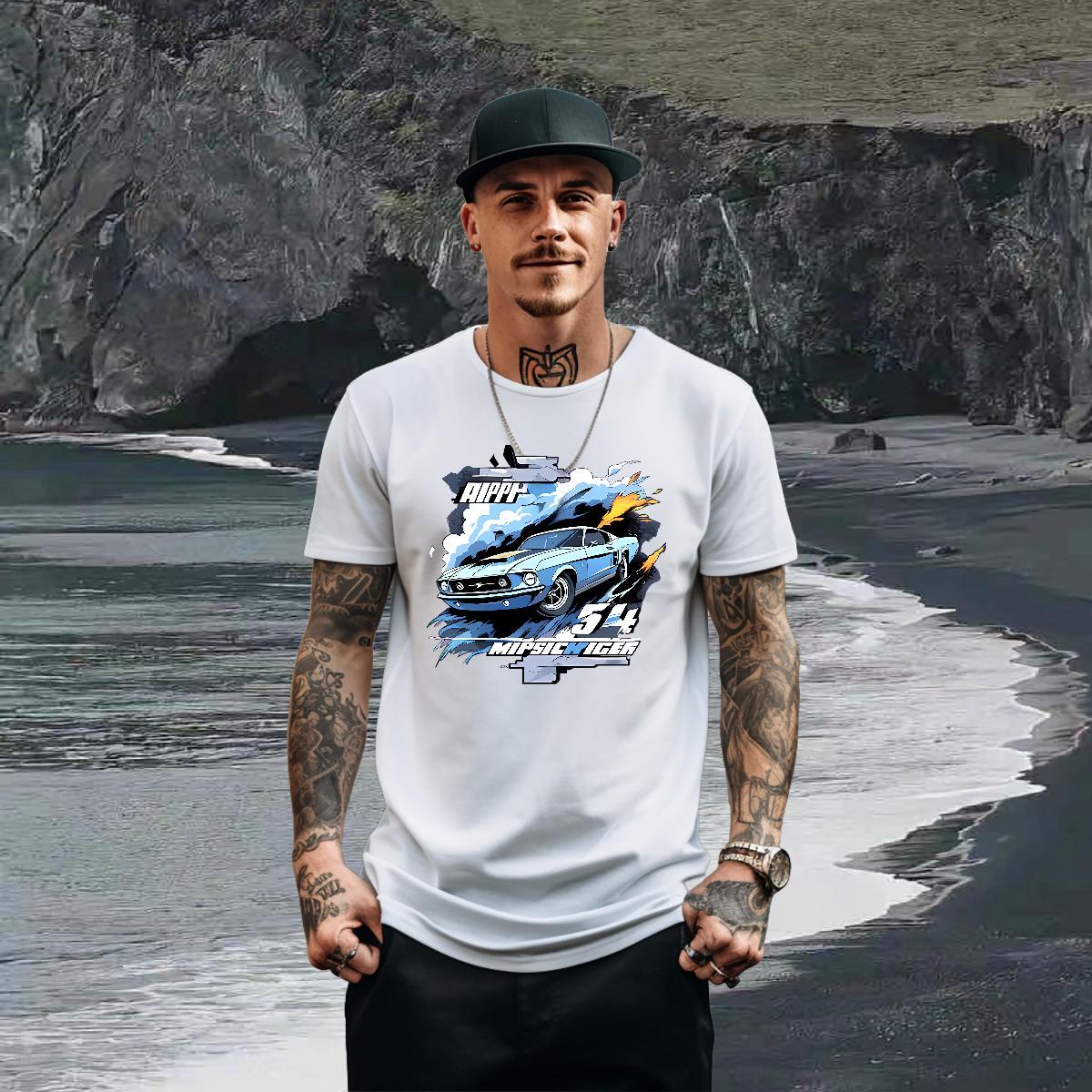 New Designer Men T Shirts Asian Size Casual Daily Wear Tshirts 180g Cotton Comfortable Tee Shirt