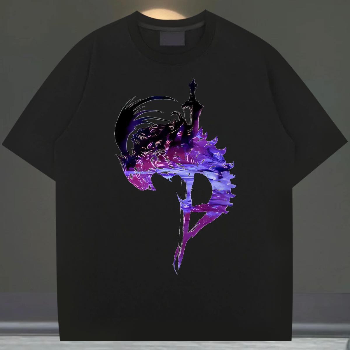 High Quality Man T Shirts Hip Hop Street Crew Neck Cotton Men Tshirts DIY Plus Size Cartoon Clothes