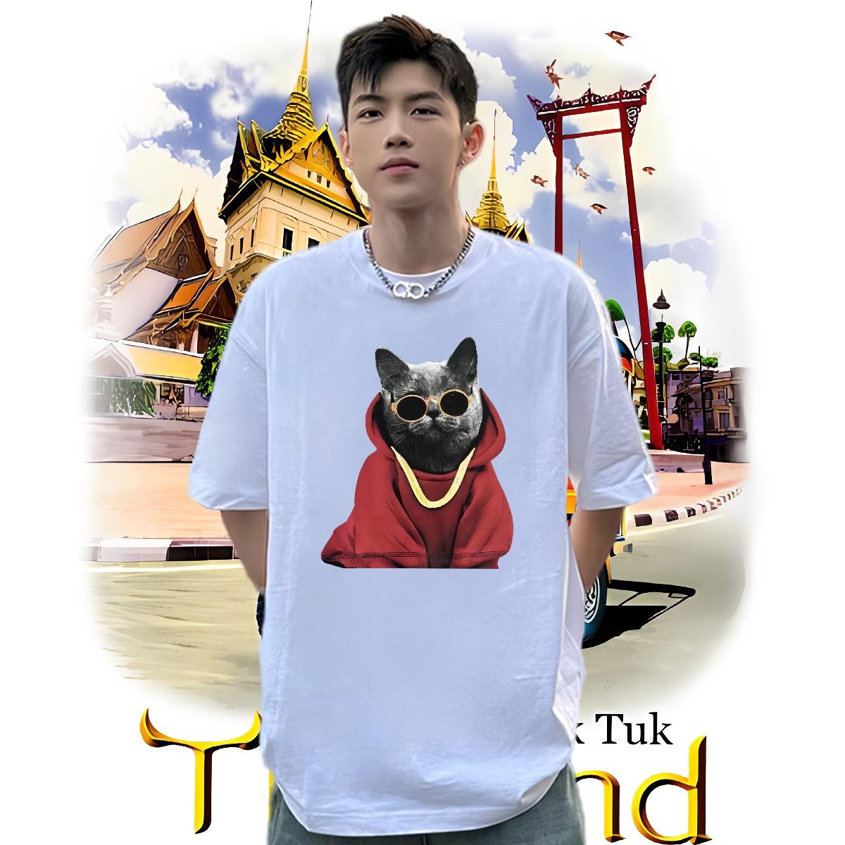 Classic Men T Shirts Casual Beach Short Sleeve Cotton O-Neck Men Tops Tees Fashion Design Floral Print Wear