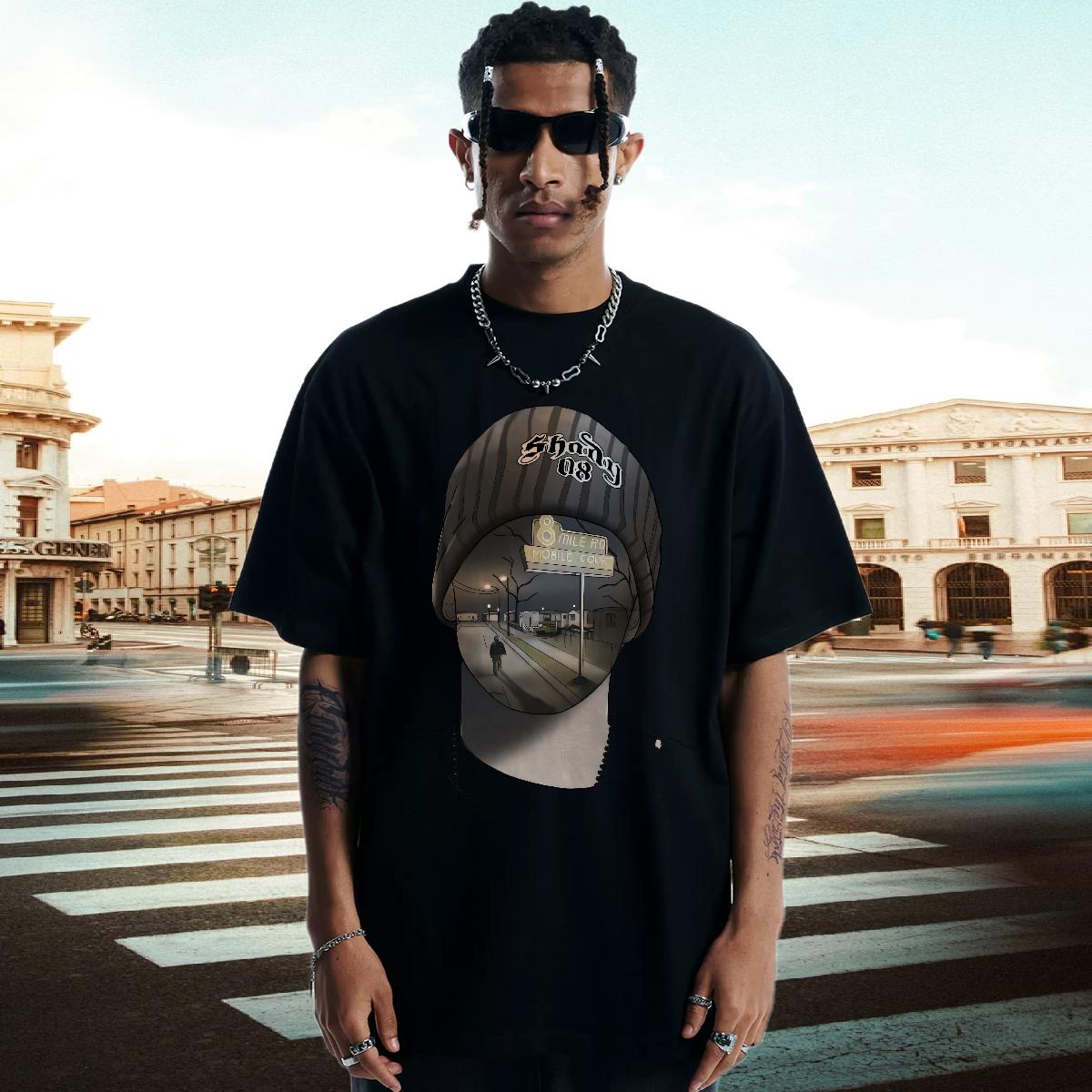 5A T shirt Beach Short sleeve Cotton Soft Couples T Shirts Classic Cartoon Printing S-3XL Tees Shirts