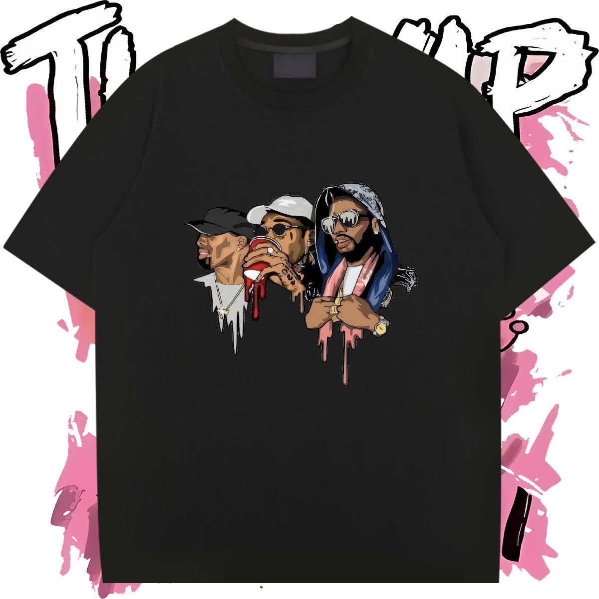 5A Mens T Shirts Street wear Hip Hop 180g Cotton Tshirt for Man Woman Classic Casual Asian Size Tops