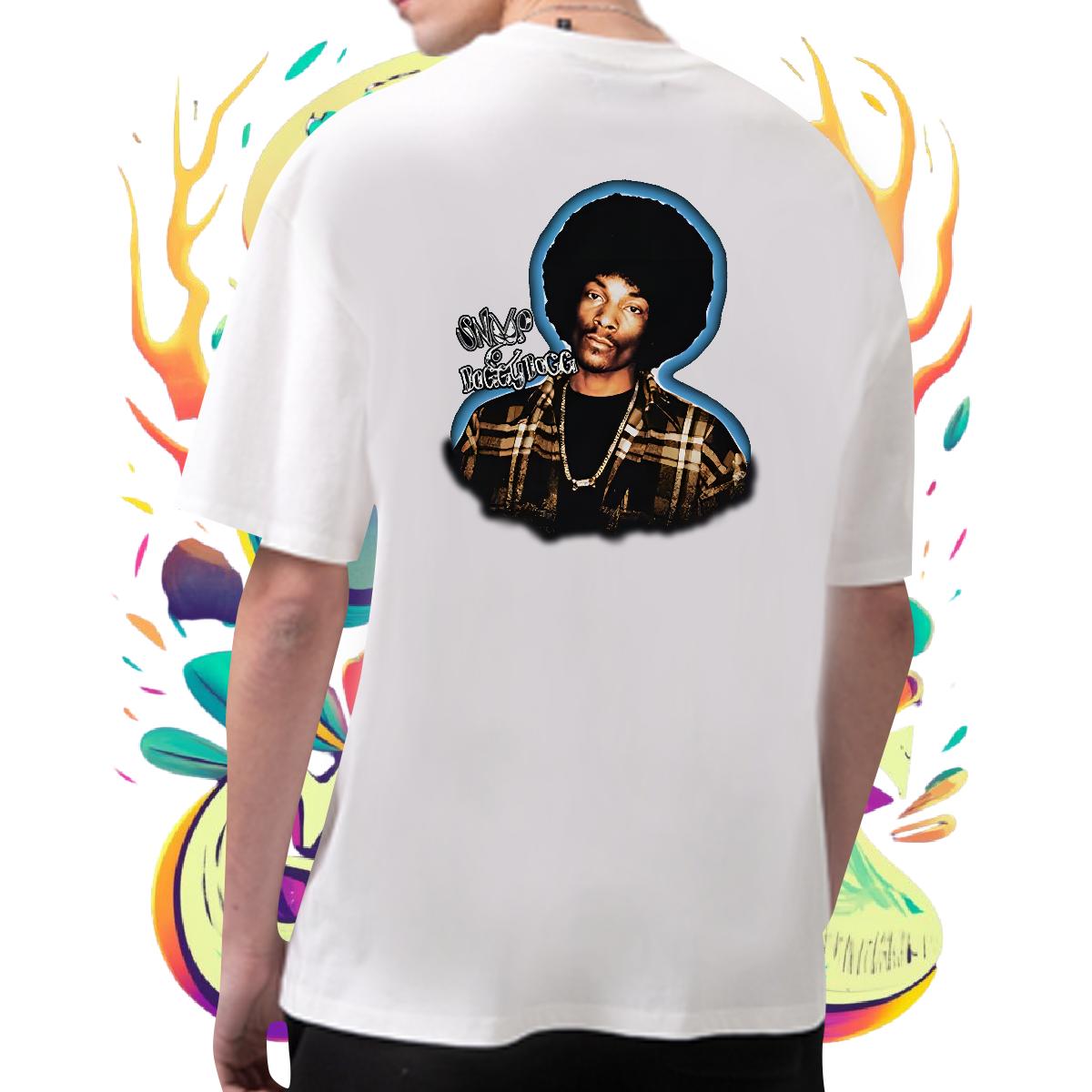 New T-Shirts Black White Men Tshirts High Street Hip Hop O-Neck Short Sleeve Cotton Loose Tee Shirt