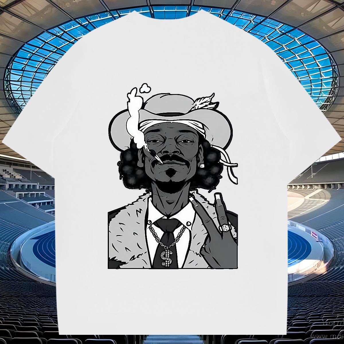 2024 Designer T Shirts Men Cartoon Print Daily Wear Couples T Shirts Breathable Crew Neck Cotton Brand Clothings