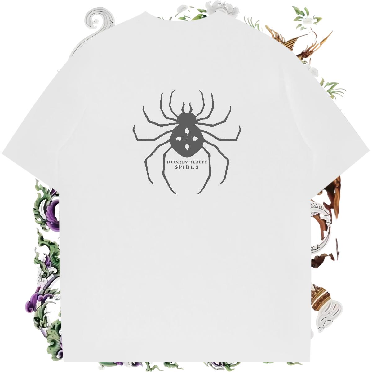 2024 New T shirt Black White High Street Hip Hop Tshirts Crew Neck Cotton Wholesale Polos