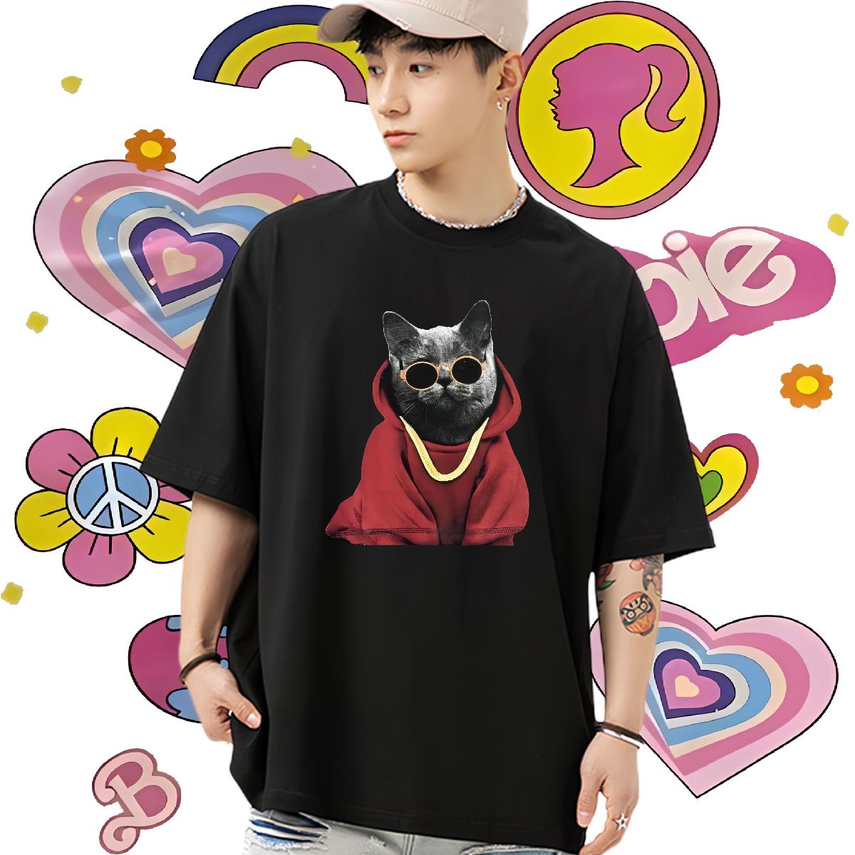 Wholesale T Shirt For Man Home Outdoor Cotton O Neck Short Sleeves Mens Tshirts DIY Custom Printed Top Tees