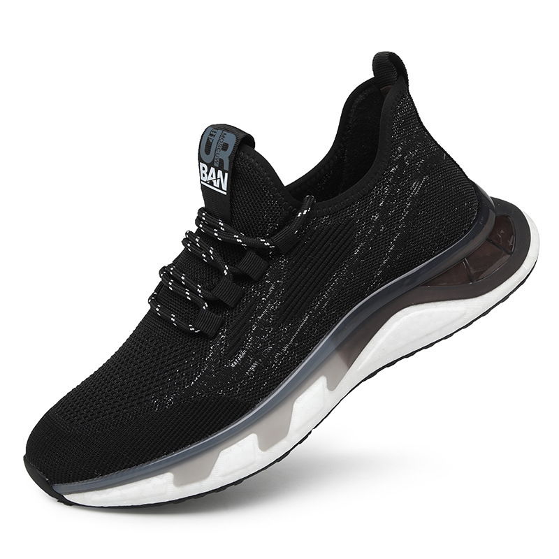 casual trendy Breathable wear-resistant and mesh men's running shoes, new summer sports for men Lhshoe