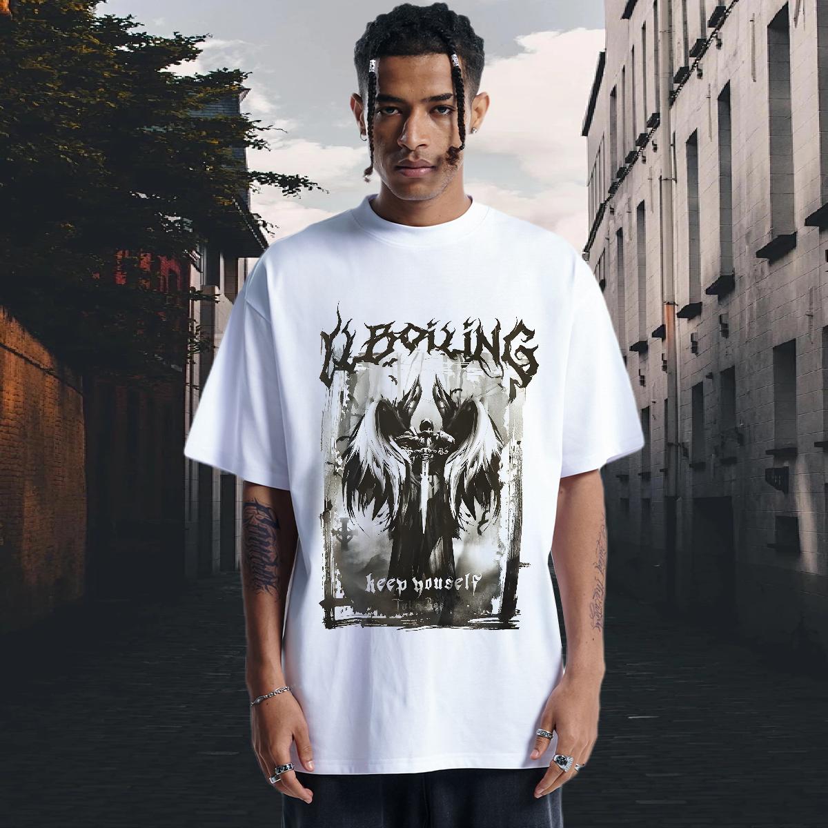 New Designer T Shirts Men Anime Tshirt for Man Woman Hip Hop Crew Neck Cotton Breathable Wholesale Tees Shirts