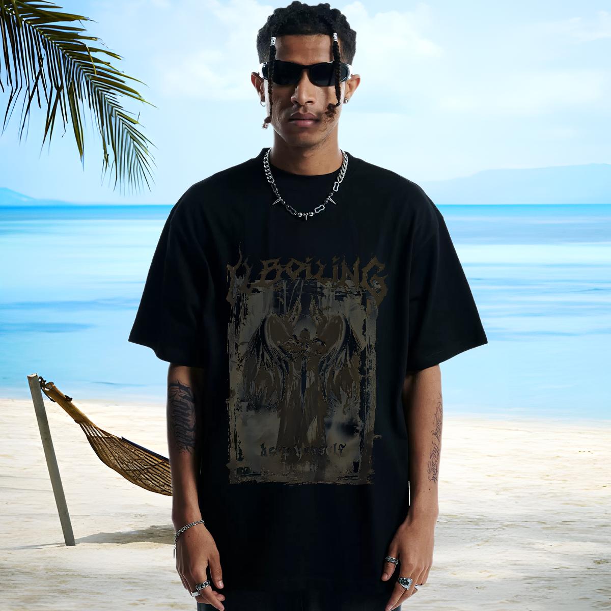 Designer Fashion T-Shirts Anime Men Tshirts Hip Hop Street Cotton Breathable Unisex Tees Shirts