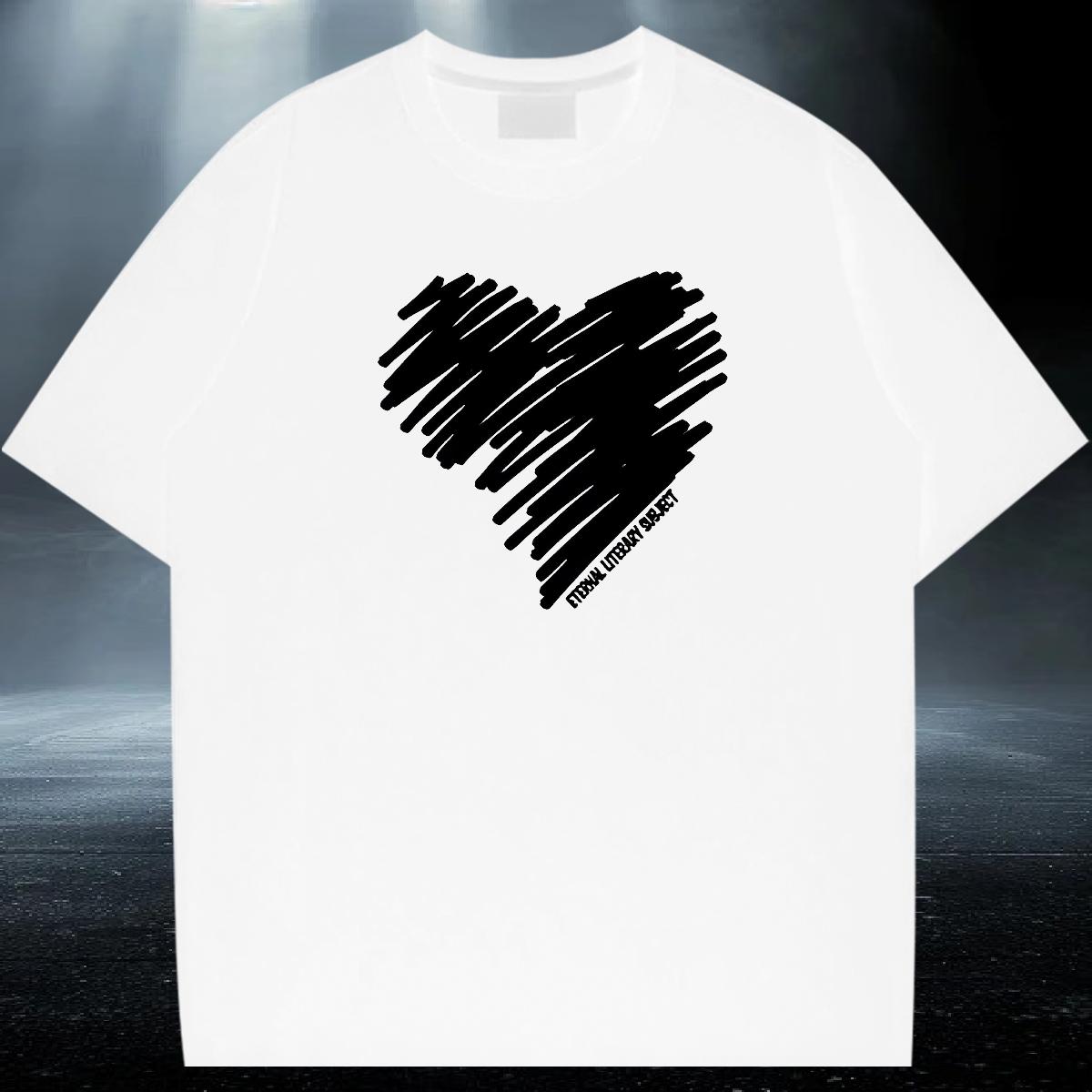 Casual New Men T Shirts Custom Printed Daily Outfit Men Tops Tees Cotton Breathable Short Sleeve Popular Tops Shirt