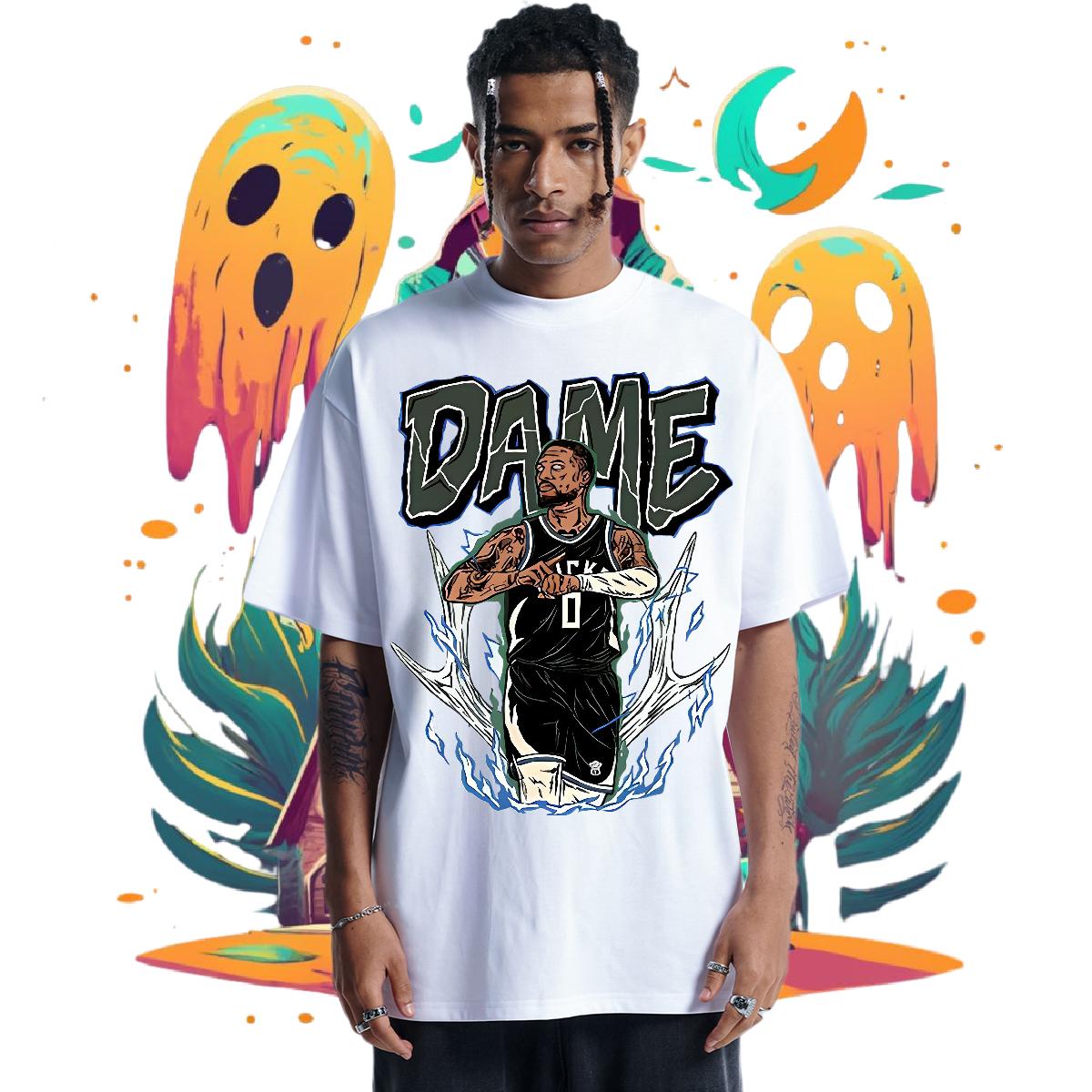 Casual New Men T Shirts Custom Print Oversized Men Tshirts Home Outdoor Crew Neck Cotton Loose Fit Polos