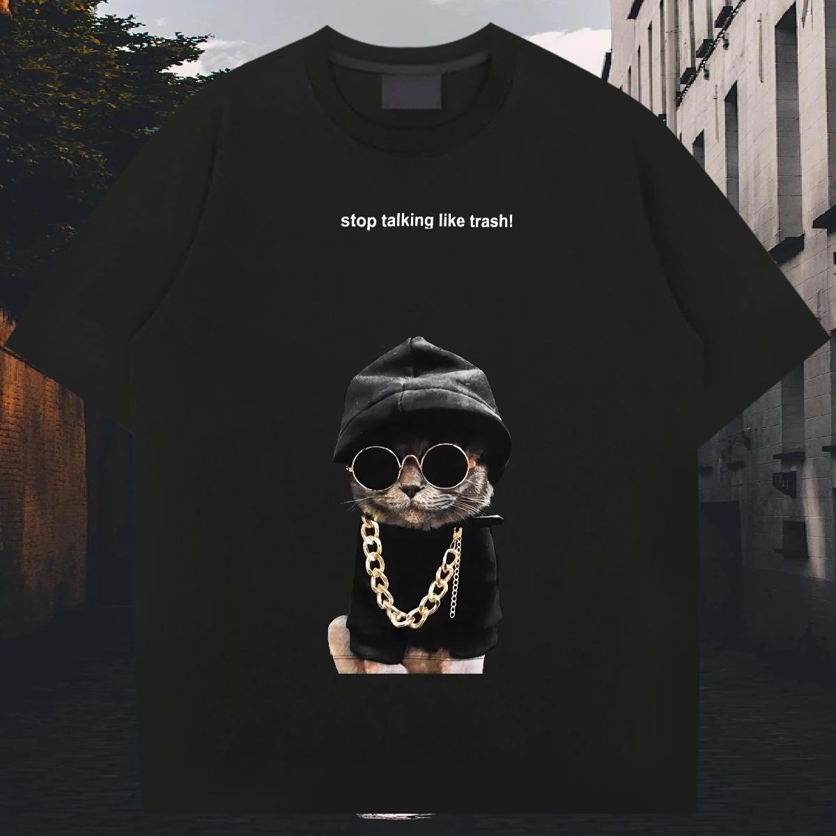 Fashion Design T shirt O-Neck Short Sleeve Cotton Street Wear Tshirts Plus Size Custom Cool Polos