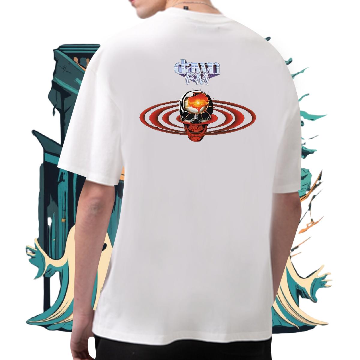 Cool Design T Shirts Men Breathable Crew Neck Cotton Beach Men Tops Tees Cartoon Print Fashion New Tee Shirt