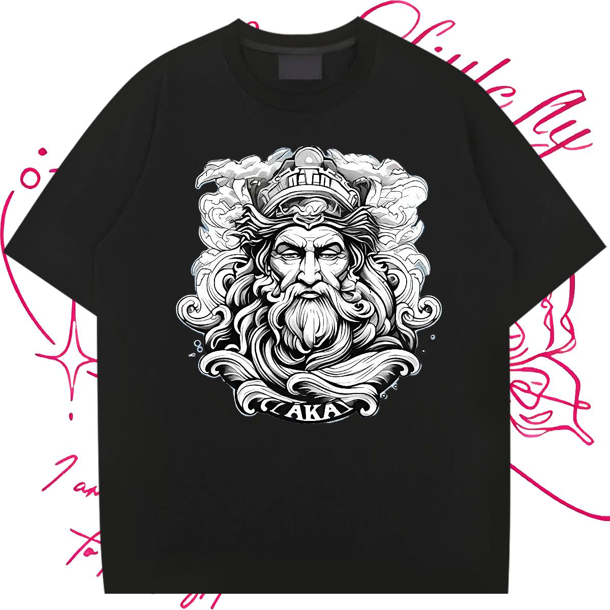 Classic T Shirts Men Black White Casual Daily Wear Men Tops Tees Breathable Crew Neck Cotton 5A Polos