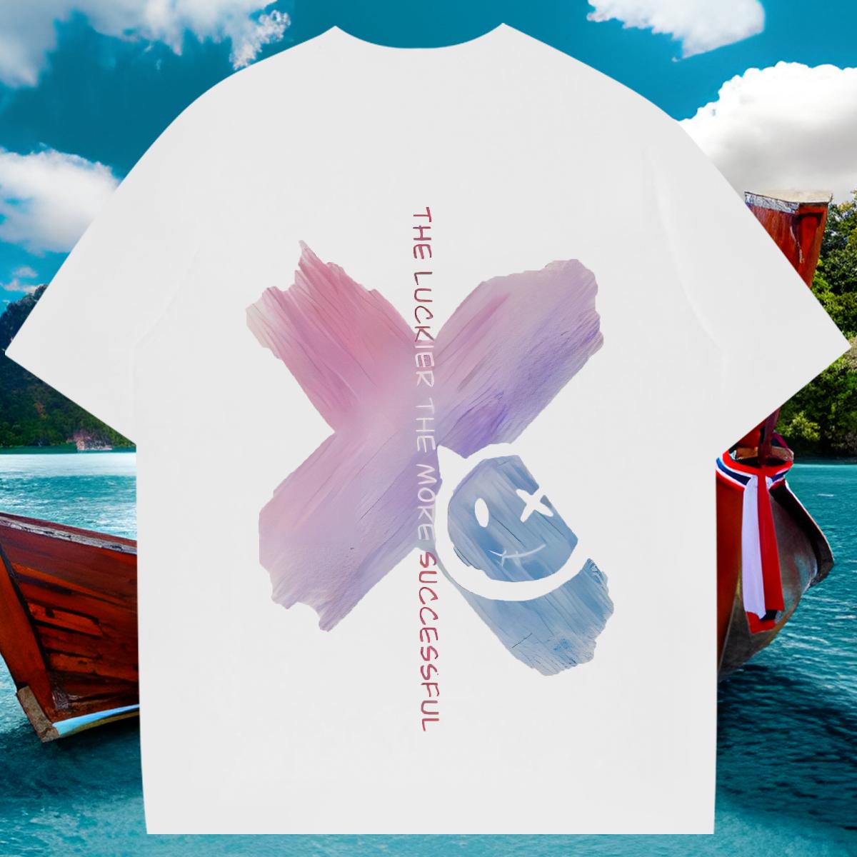 Stylist T Shirt For Man DIY Mens Tshirts High Street Hip Hop Breathable Crew Neck Brand Tops